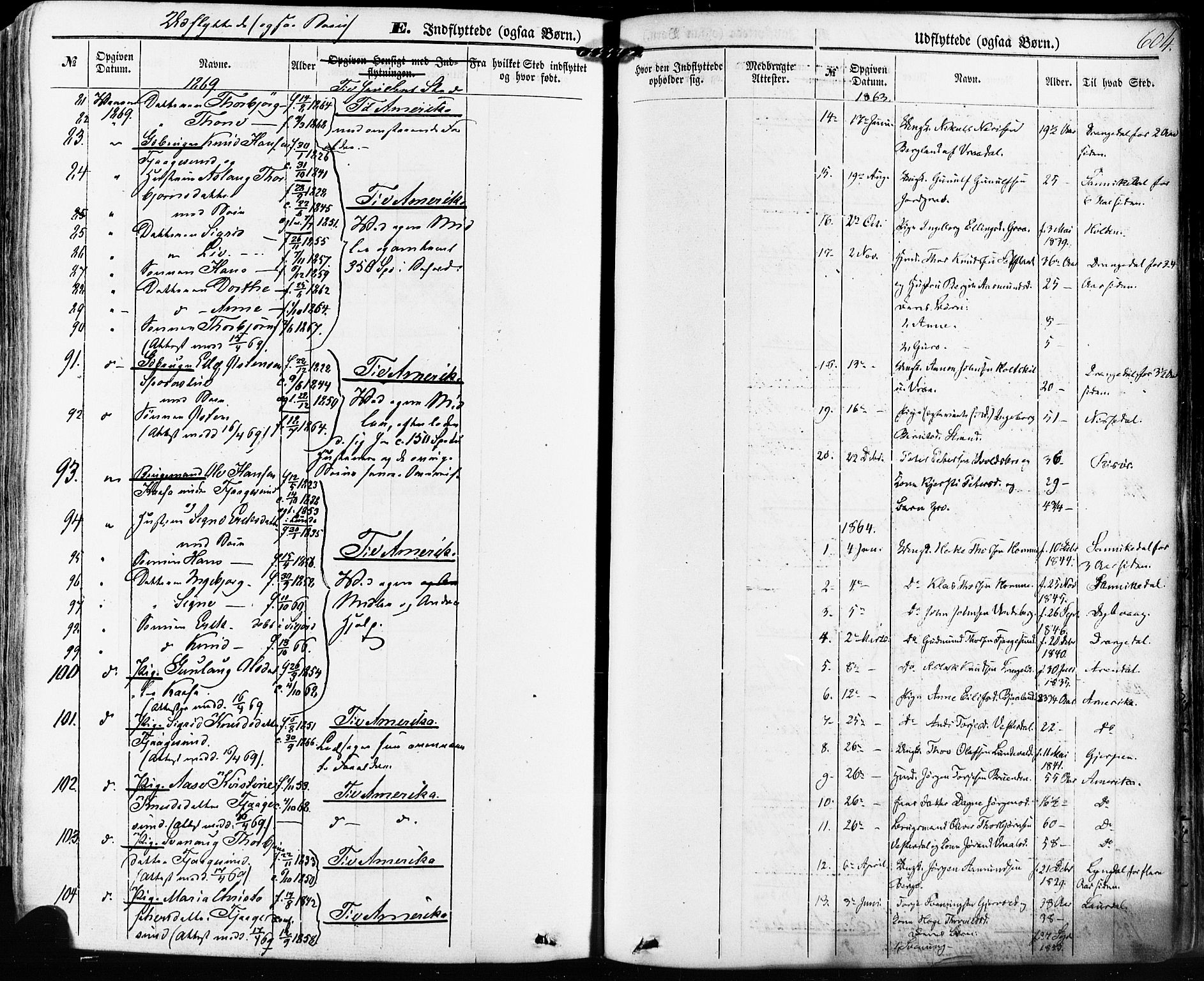 Kviteseid kirkebøker, SAKO/A-276/F/Fa/L0007: Parish register (official) no. I 7, 1859-1881, p. 604