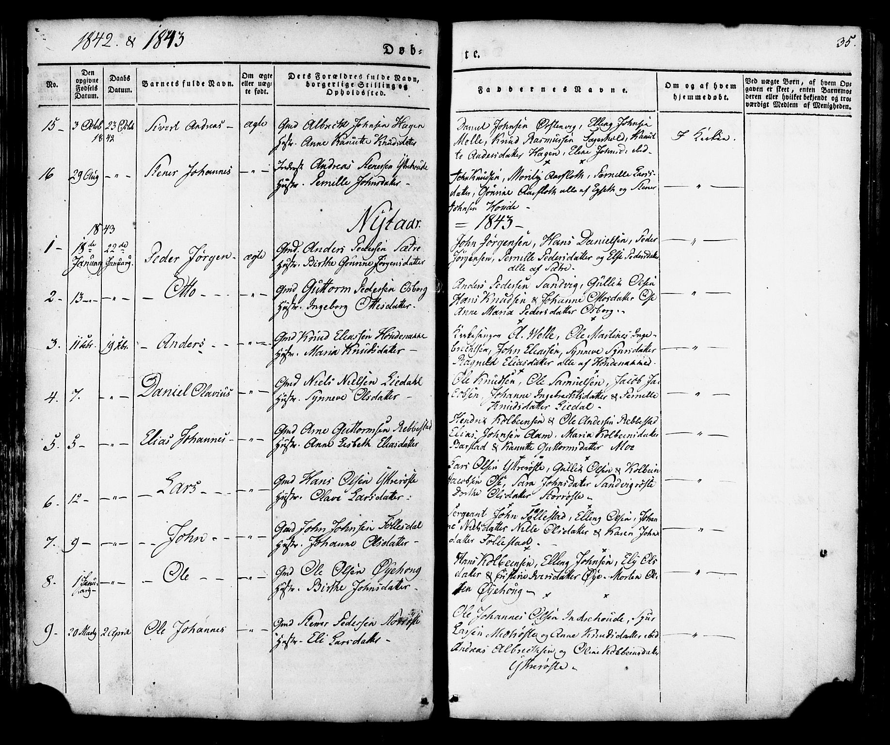 Ministerialprotokoller, klokkerbøker og fødselsregistre - Møre og Romsdal, AV/SAT-A-1454/513/L0174: Parish register (official) no. 513A01, 1831-1855, p. 35