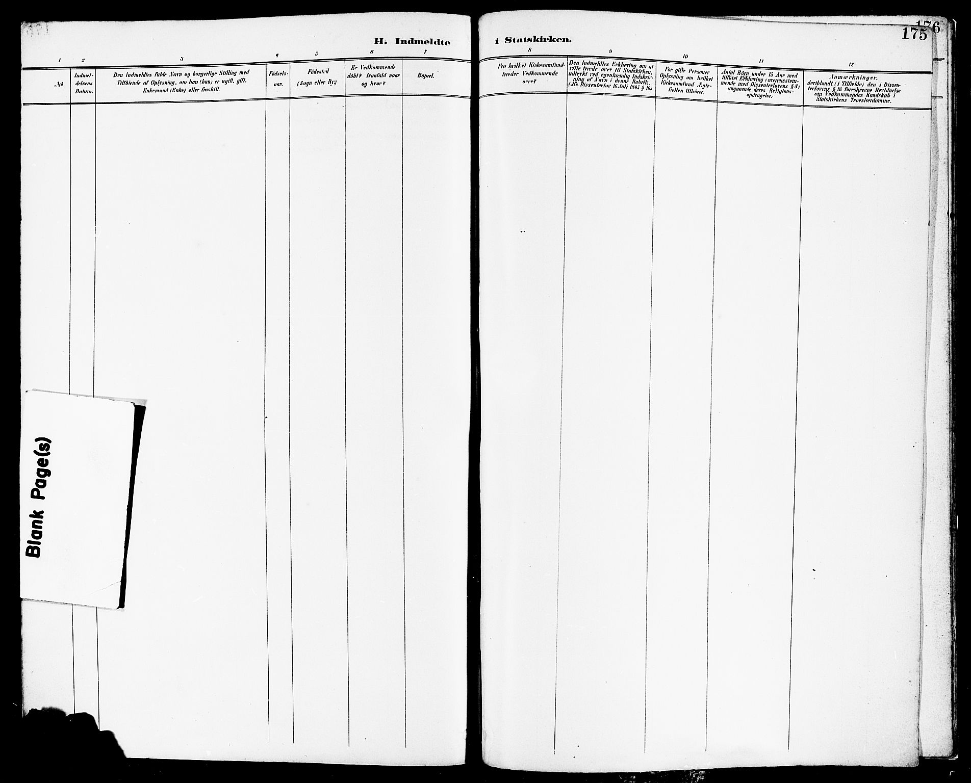 Høyland sokneprestkontor, SAST/A-101799/001/30BA/L0014: Parish register (official) no. A 12, 1890-1898, p. 175