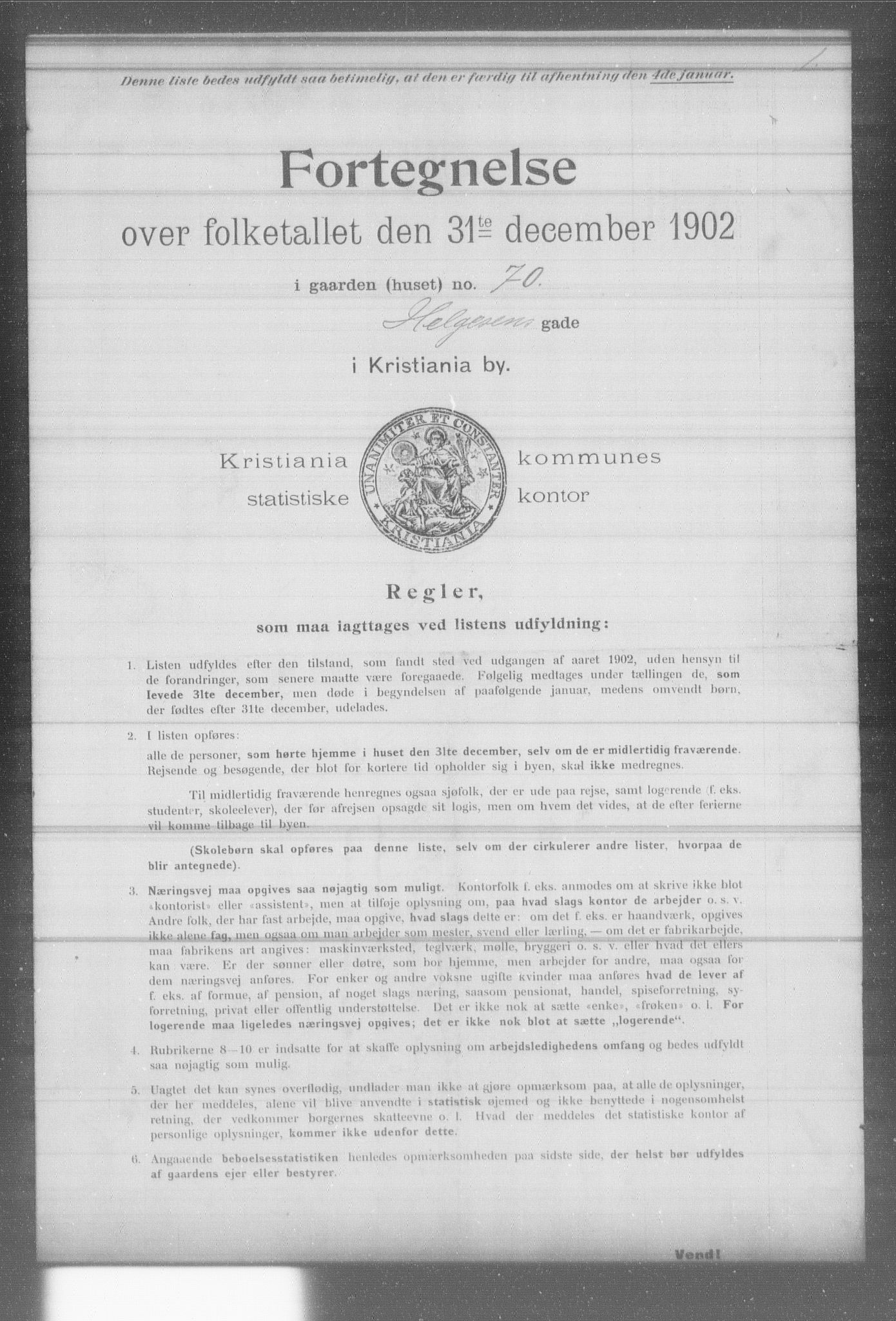 OBA, Municipal Census 1902 for Kristiania, 1902, p. 7427