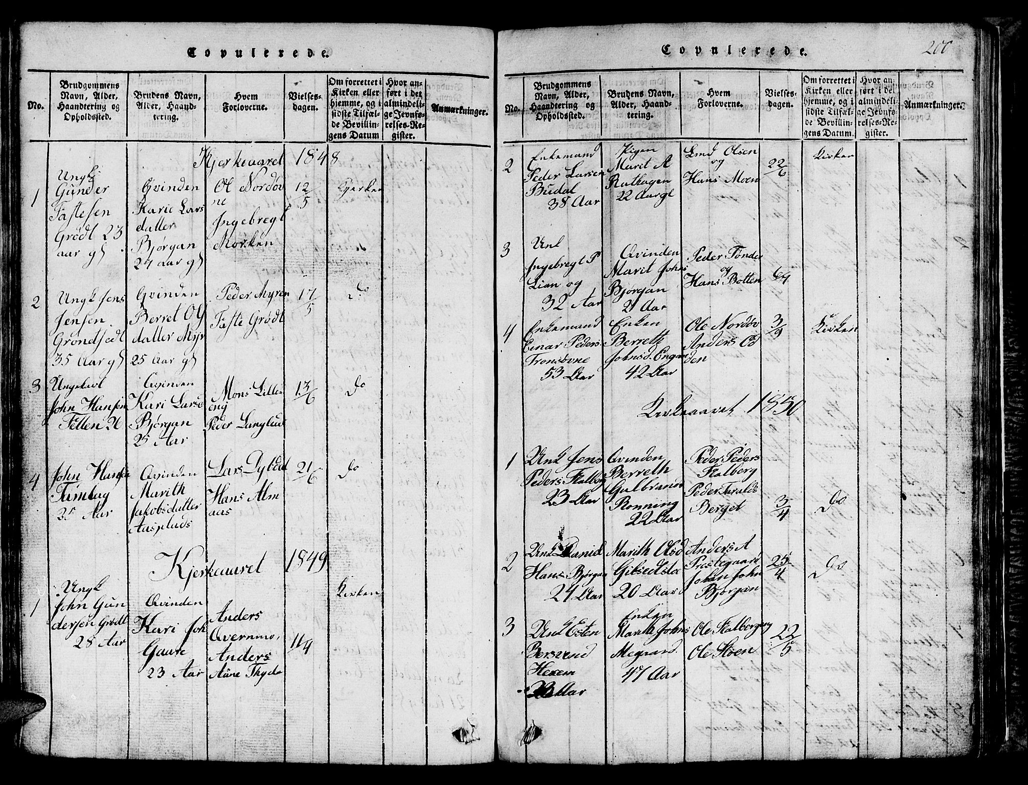 Ministerialprotokoller, klokkerbøker og fødselsregistre - Sør-Trøndelag, AV/SAT-A-1456/685/L0976: Parish register (copy) no. 685C01, 1817-1878, p. 200