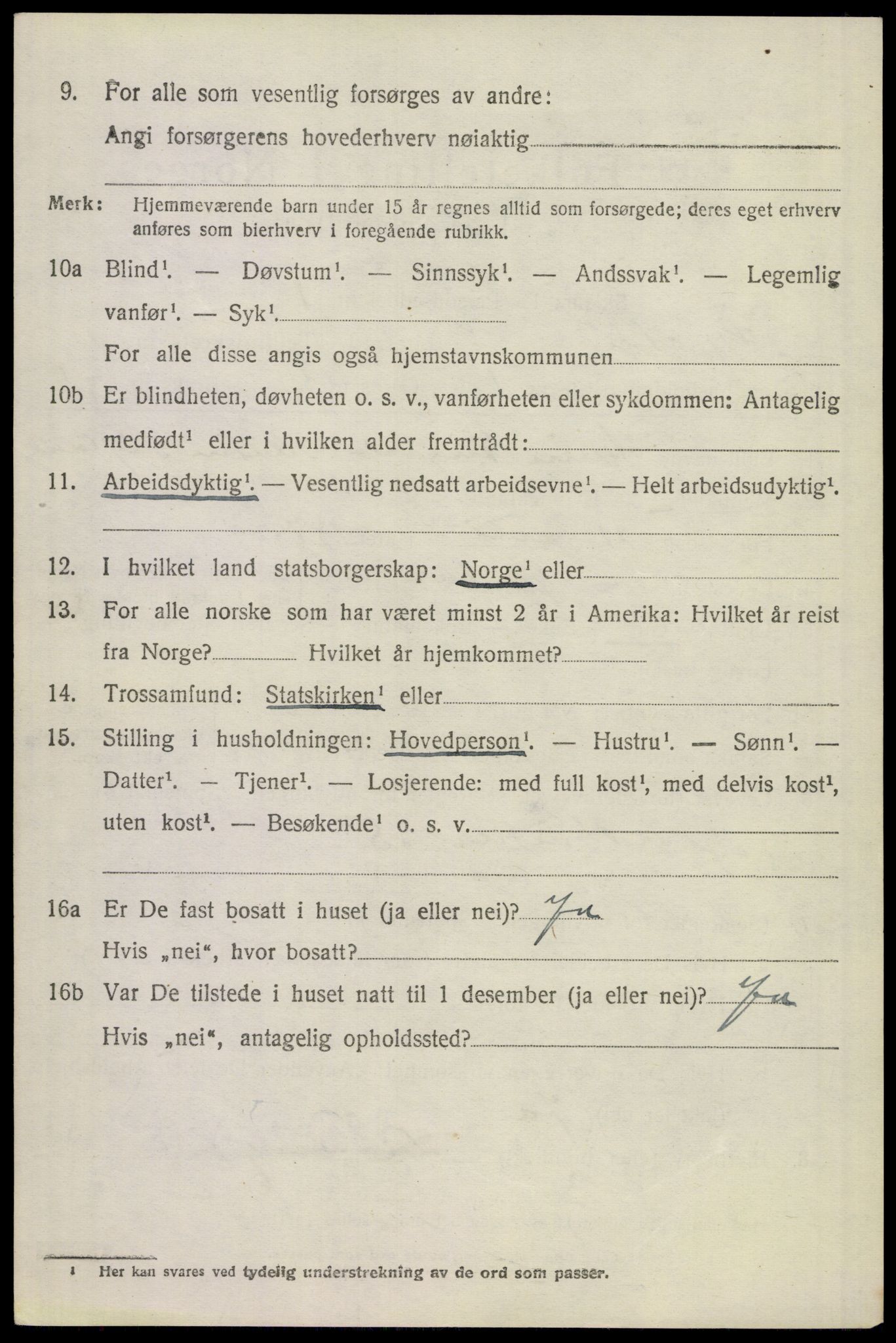 SAST, 1920 census for Gjesdal, 1920, p. 3389