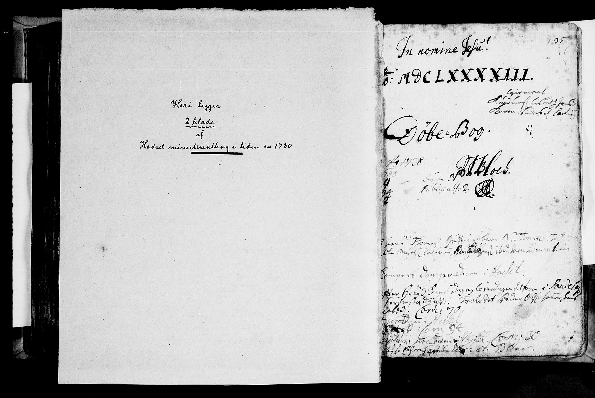 Ministerialprotokoller, klokkerbøker og fødselsregistre - Nordland, AV/SAT-A-1459/888/L1231: Parish register (official) no. 888A01 /1, 1693-1738, p. 135