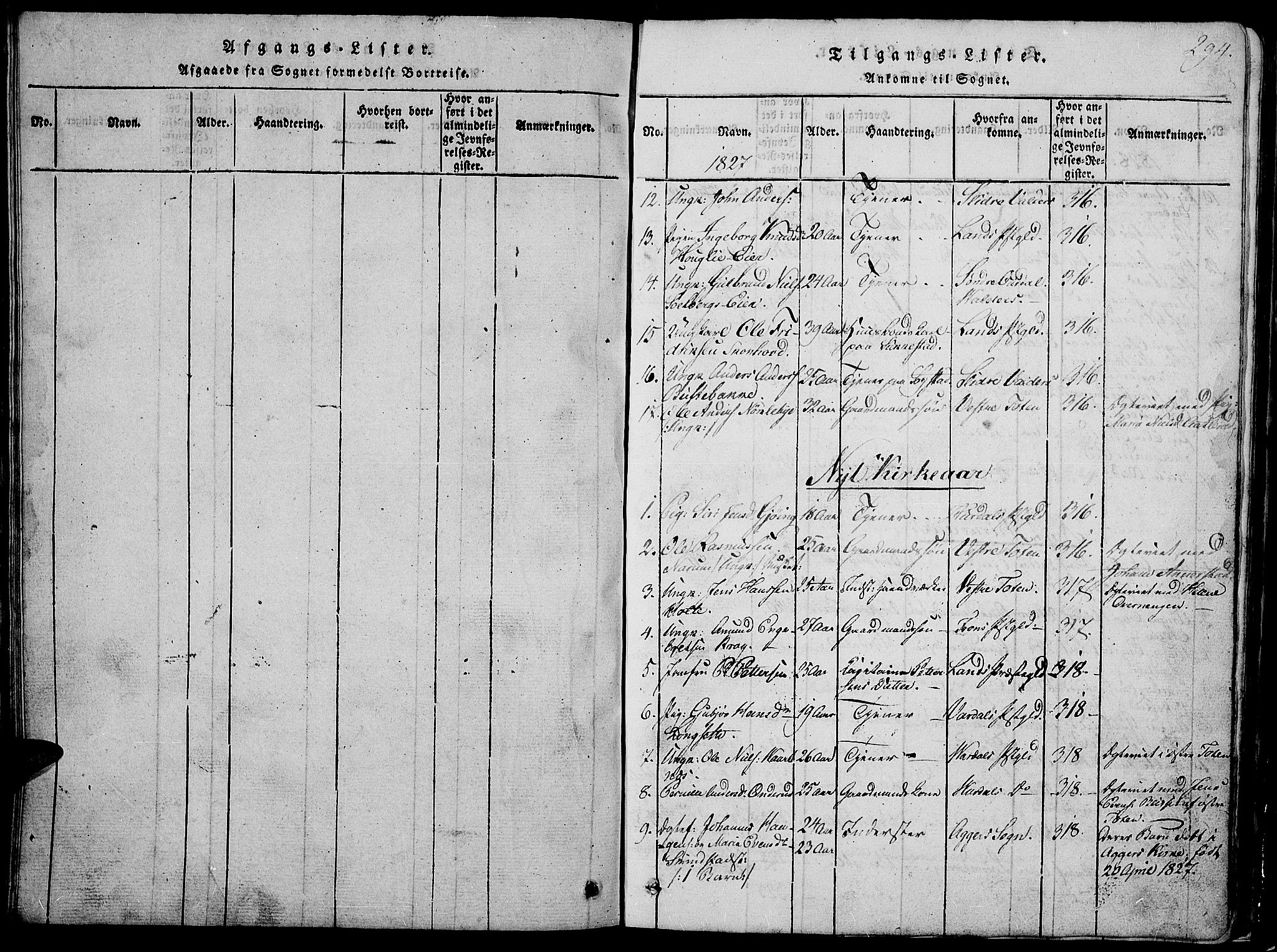 Østre Toten prestekontor, SAH/PREST-104/H/Ha/Hab/L0001: Parish register (copy) no. 1, 1827-1839, p. 294