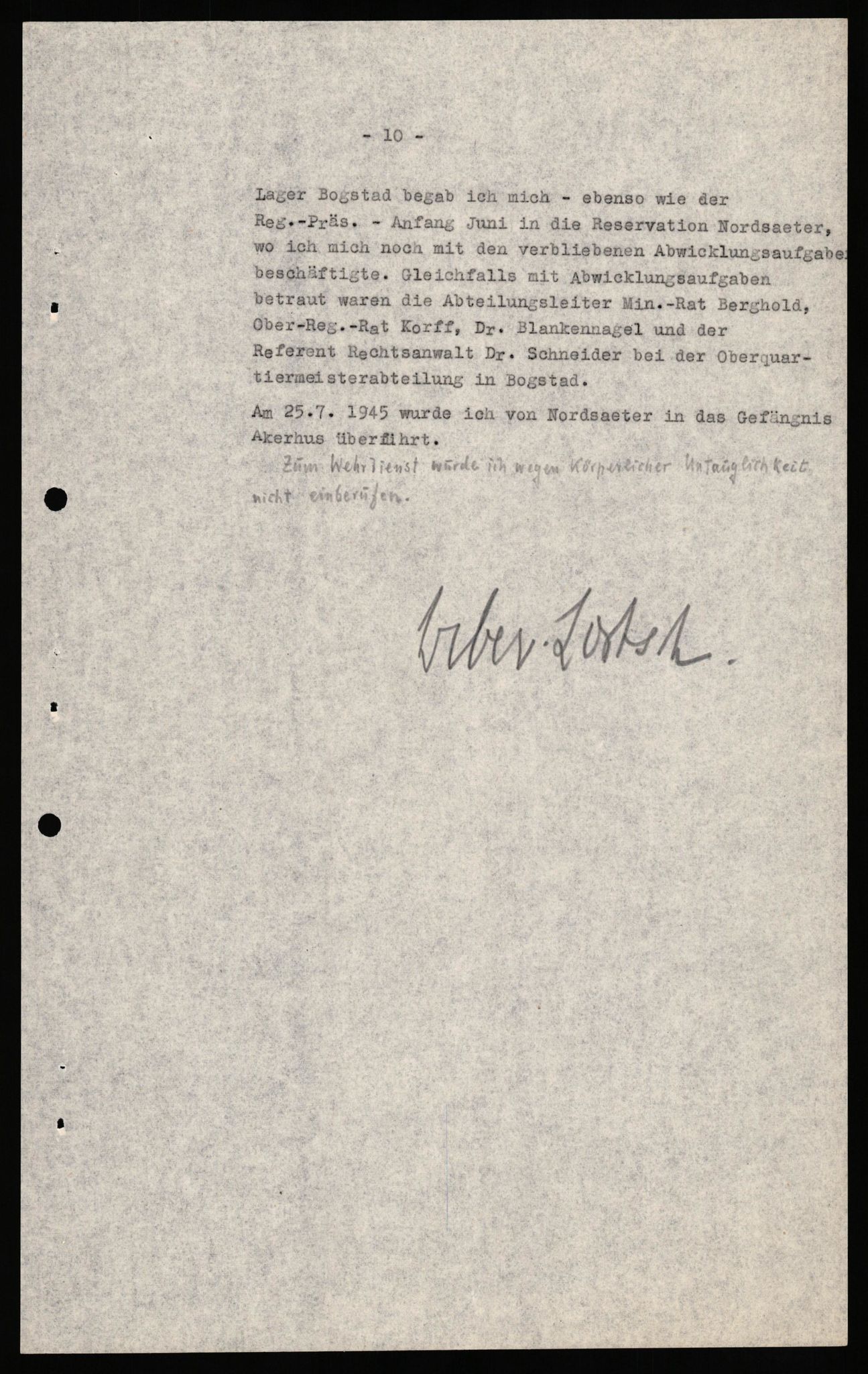 Forsvaret, Forsvarets overkommando II, AV/RA-RAFA-3915/D/Db/L0035: CI Questionaires. Tyske okkupasjonsstyrker i Norge. Tyskere., 1945-1946, p. 41