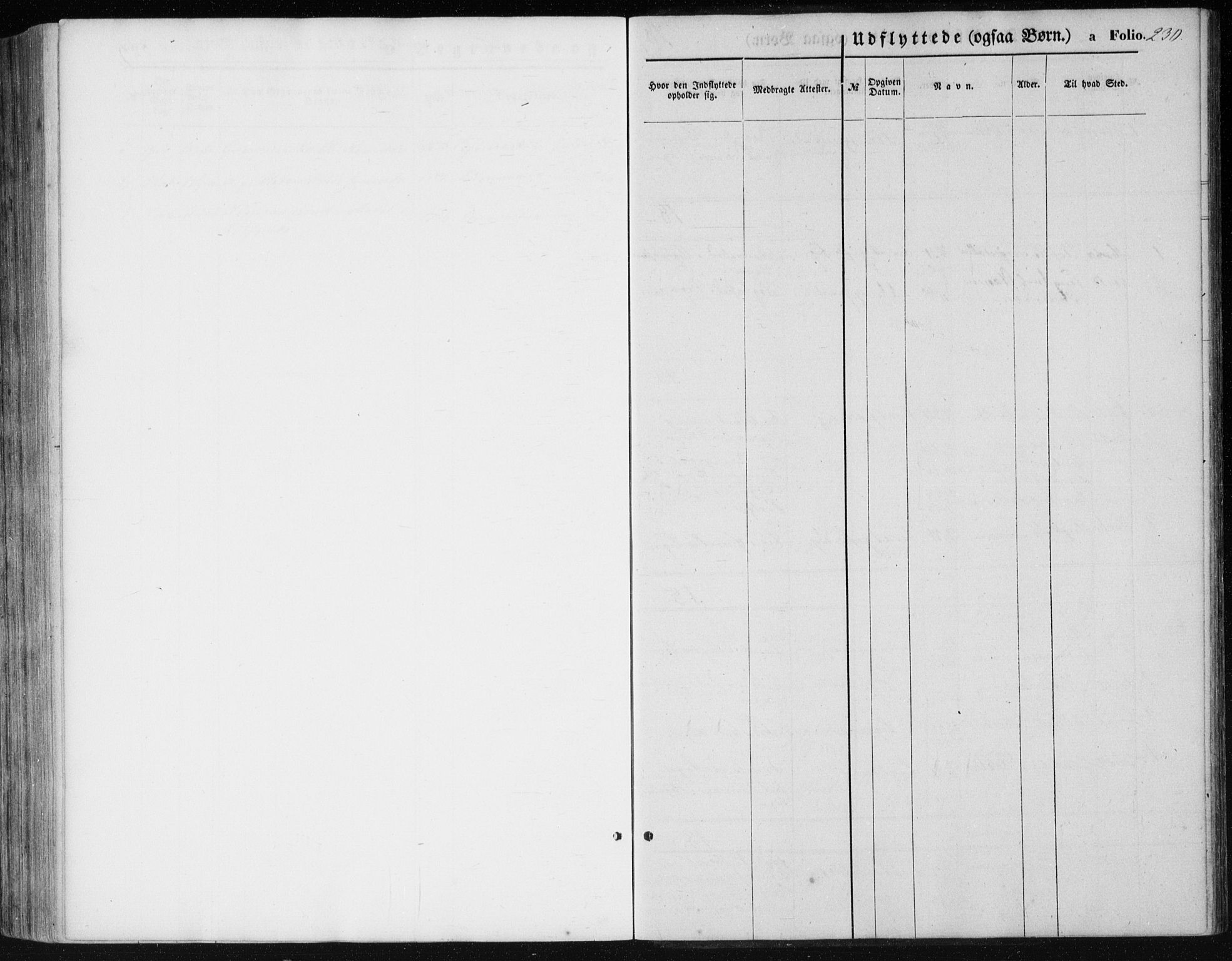 Holum sokneprestkontor, AV/SAK-1111-0022/F/Fb/Fbc/L0002: Parish register (copy) no. B 2, 1860-1882, p. 230