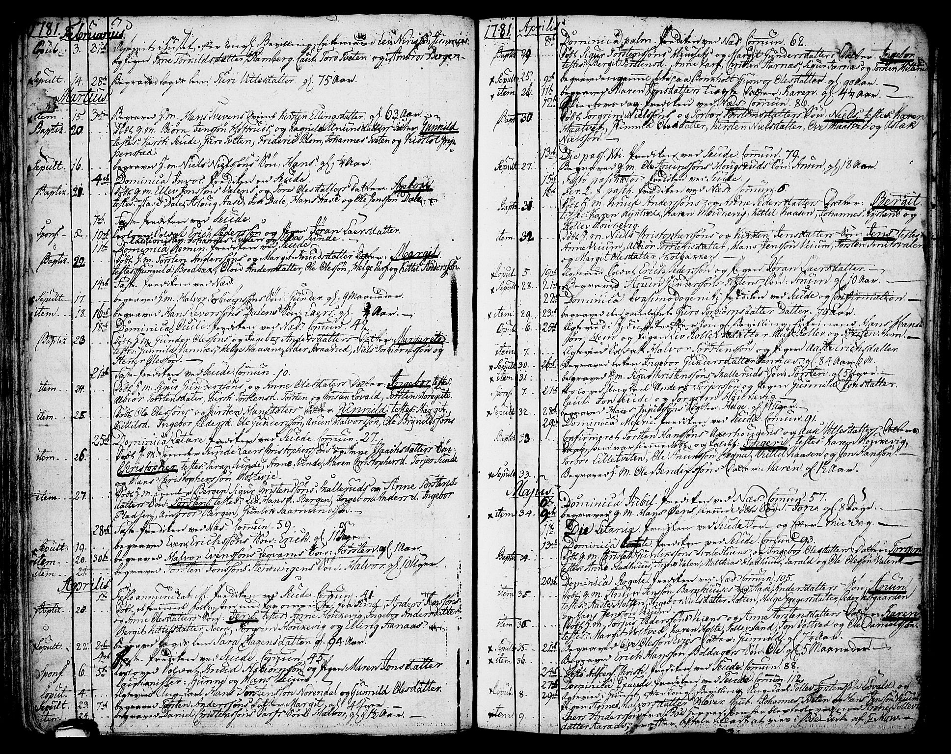 Sauherad kirkebøker, SAKO/A-298/F/Fa/L0004: Parish register (official) no. I 4, 1767-1814