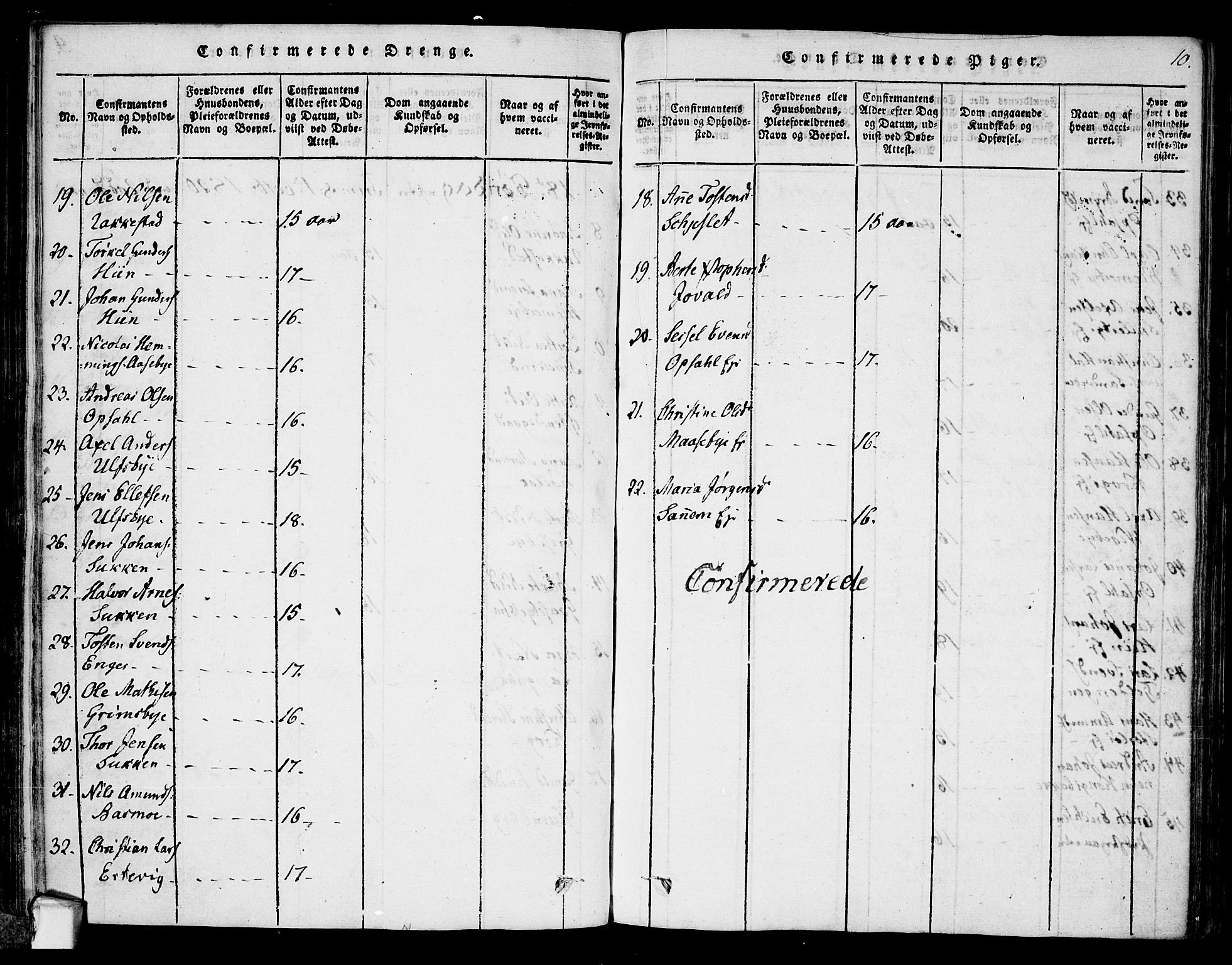 Rødenes prestekontor Kirkebøker, AV/SAO-A-2005/F/Fa/L0004: Parish register (official) no. I 4, 1814-1838, p. 10