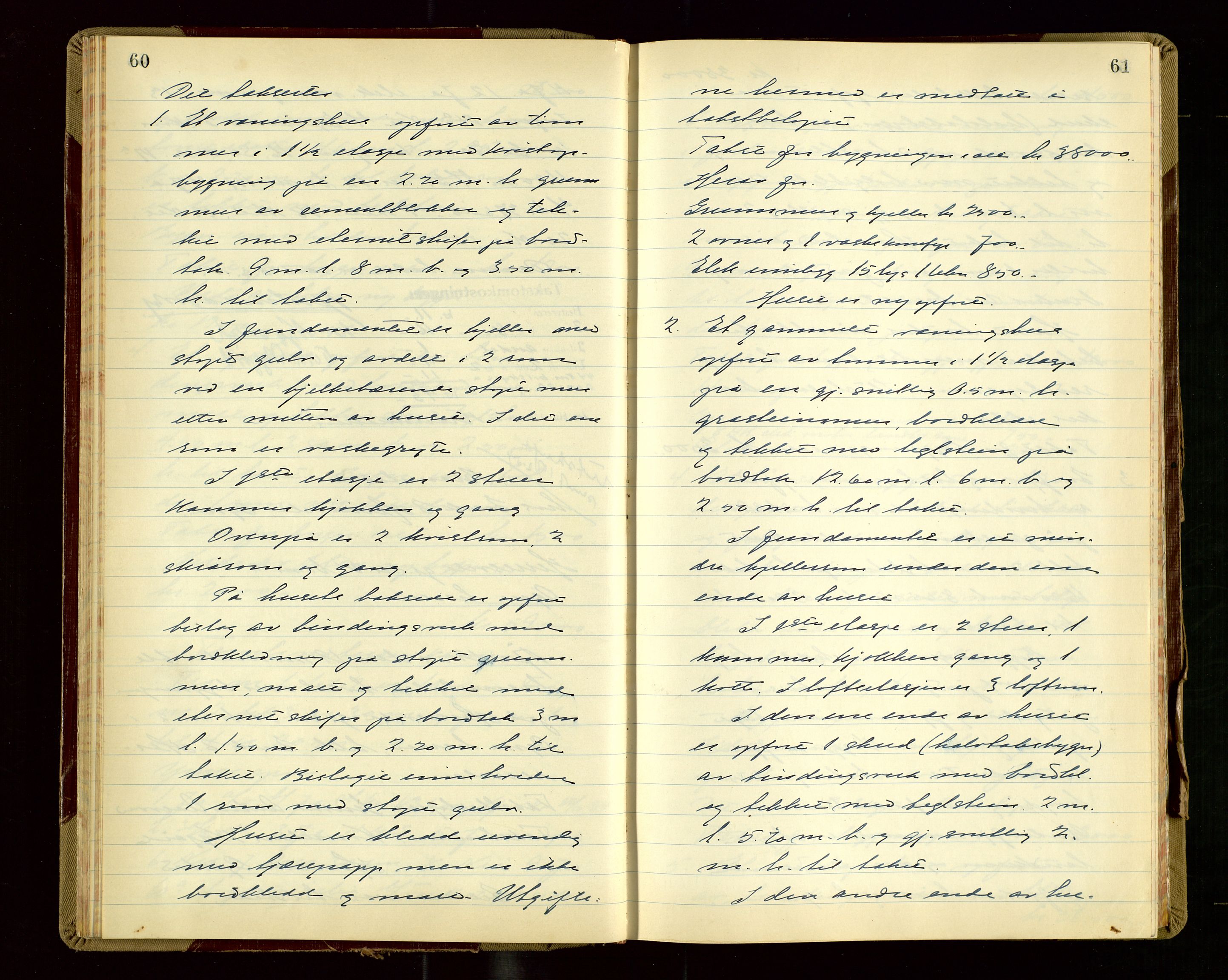 Eigersund lensmannskontor, AV/SAST-A-100171/Goa/L0013: "Branntakstprotokoll", 1954-1955, p. 60-61