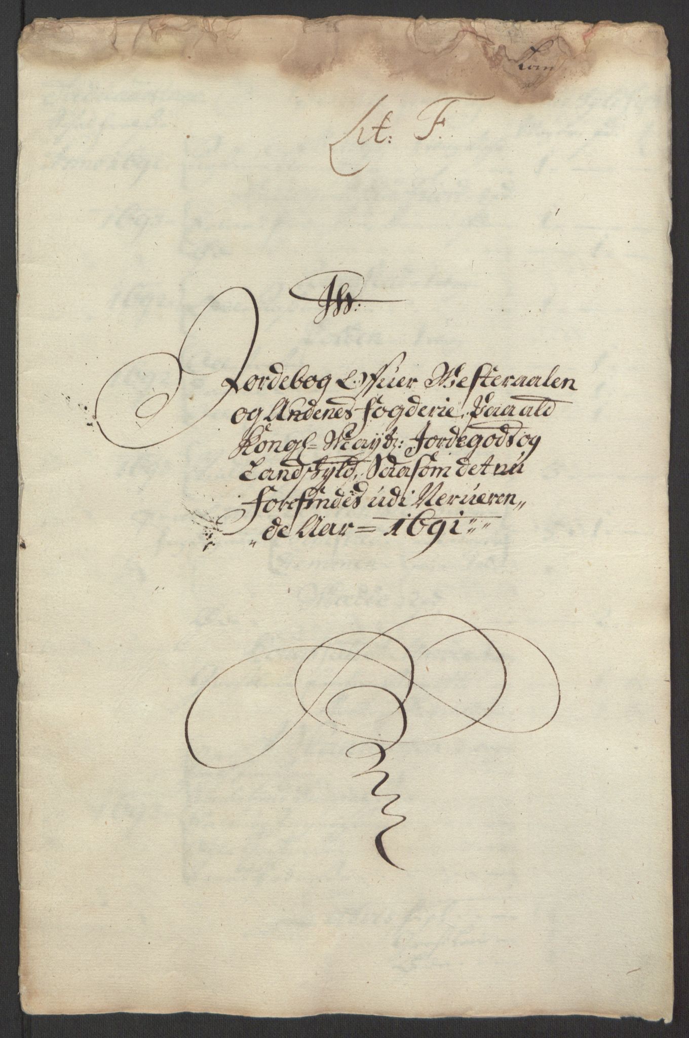 Rentekammeret inntil 1814, Reviderte regnskaper, Fogderegnskap, RA/EA-4092/R67/L4676: Fogderegnskap Vesterålen, Andenes og Lofoten, 1691-1693, p. 46
