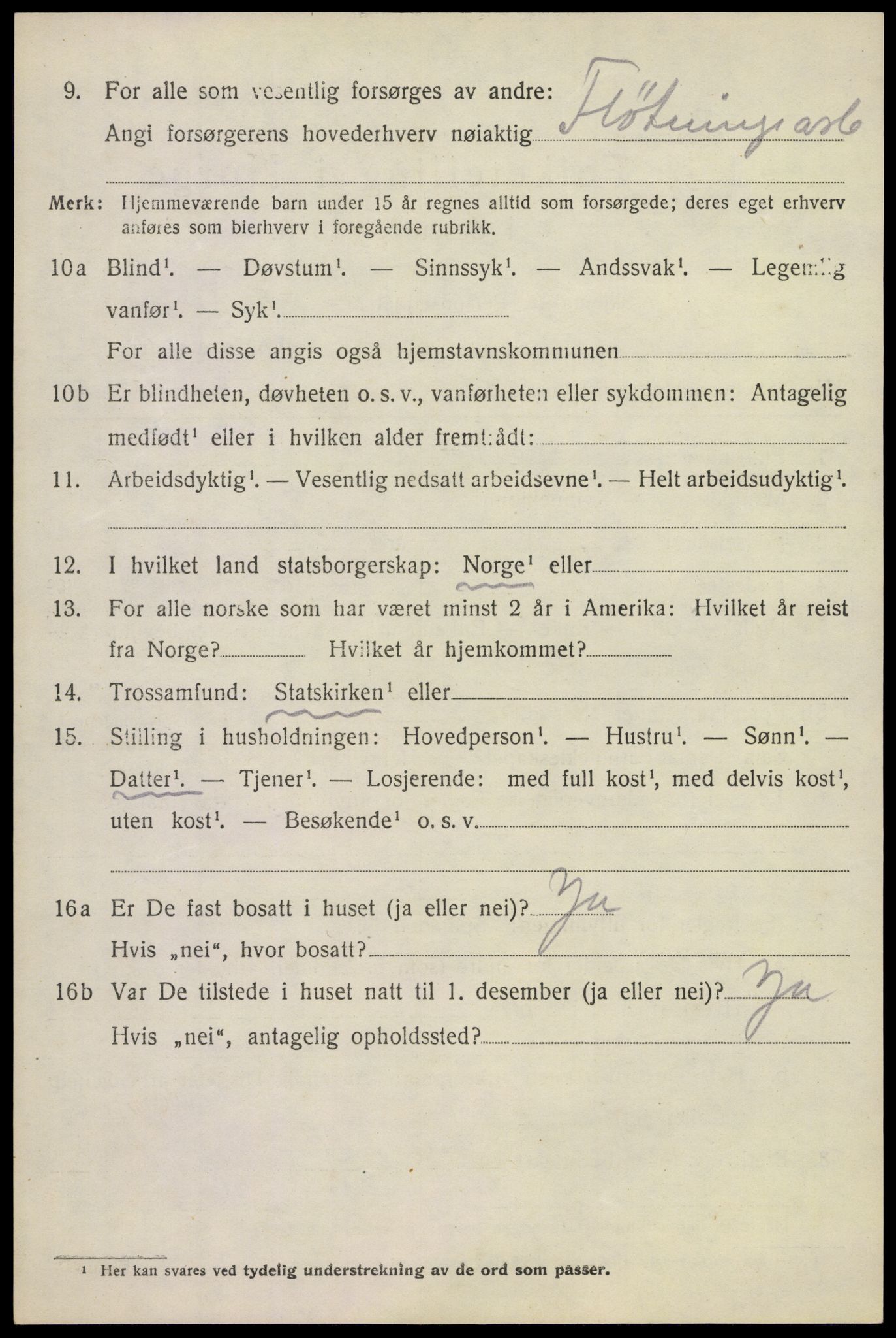 SAKO, 1920 census for Ytre Sandsvær, 1920, p. 5609