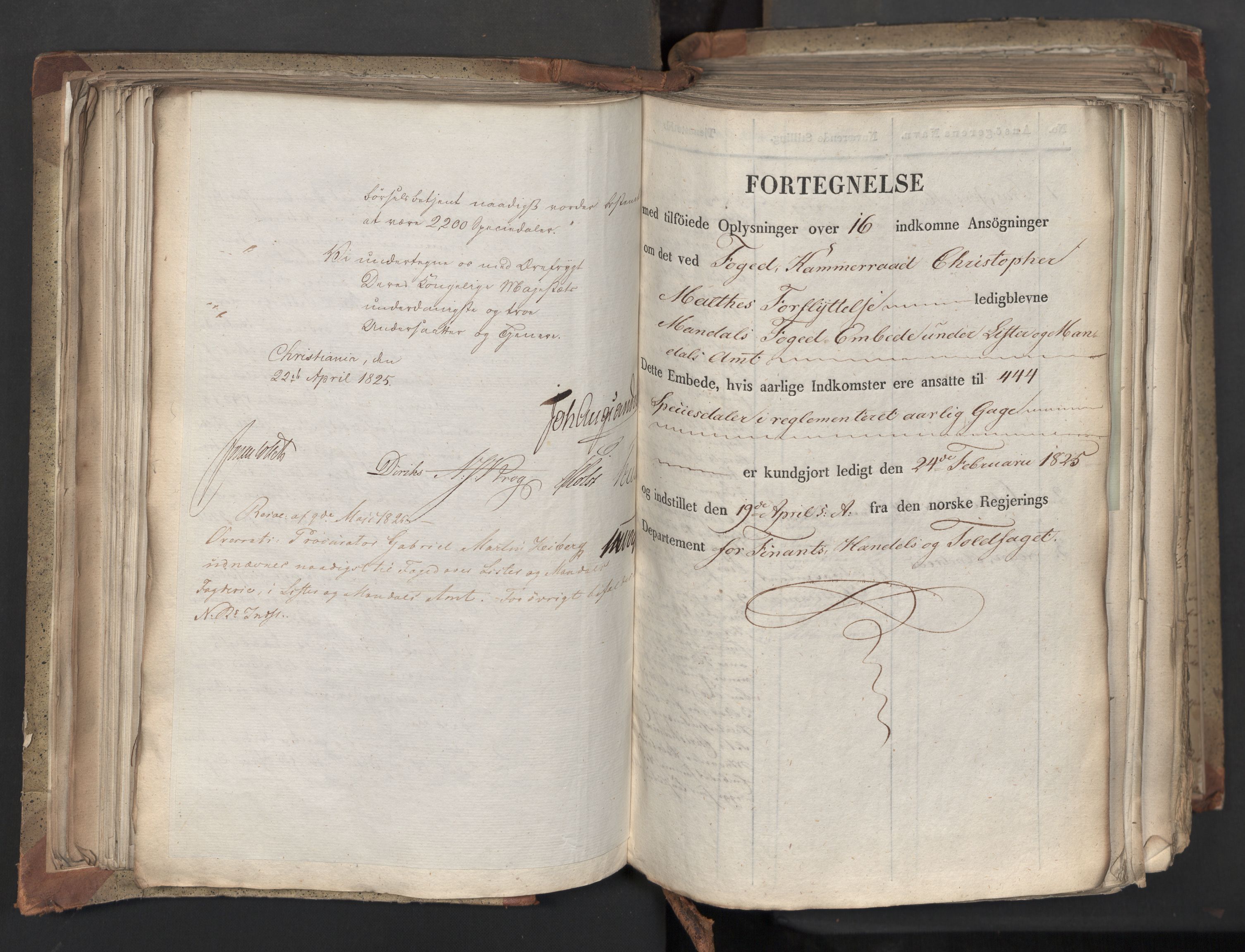 Statsrådsavdelingen i Stockholm, AV/RA-S-1003/D/Da/L0042: Regjeringsinnstillinger nr. 2467-2705, 1825, p. 175