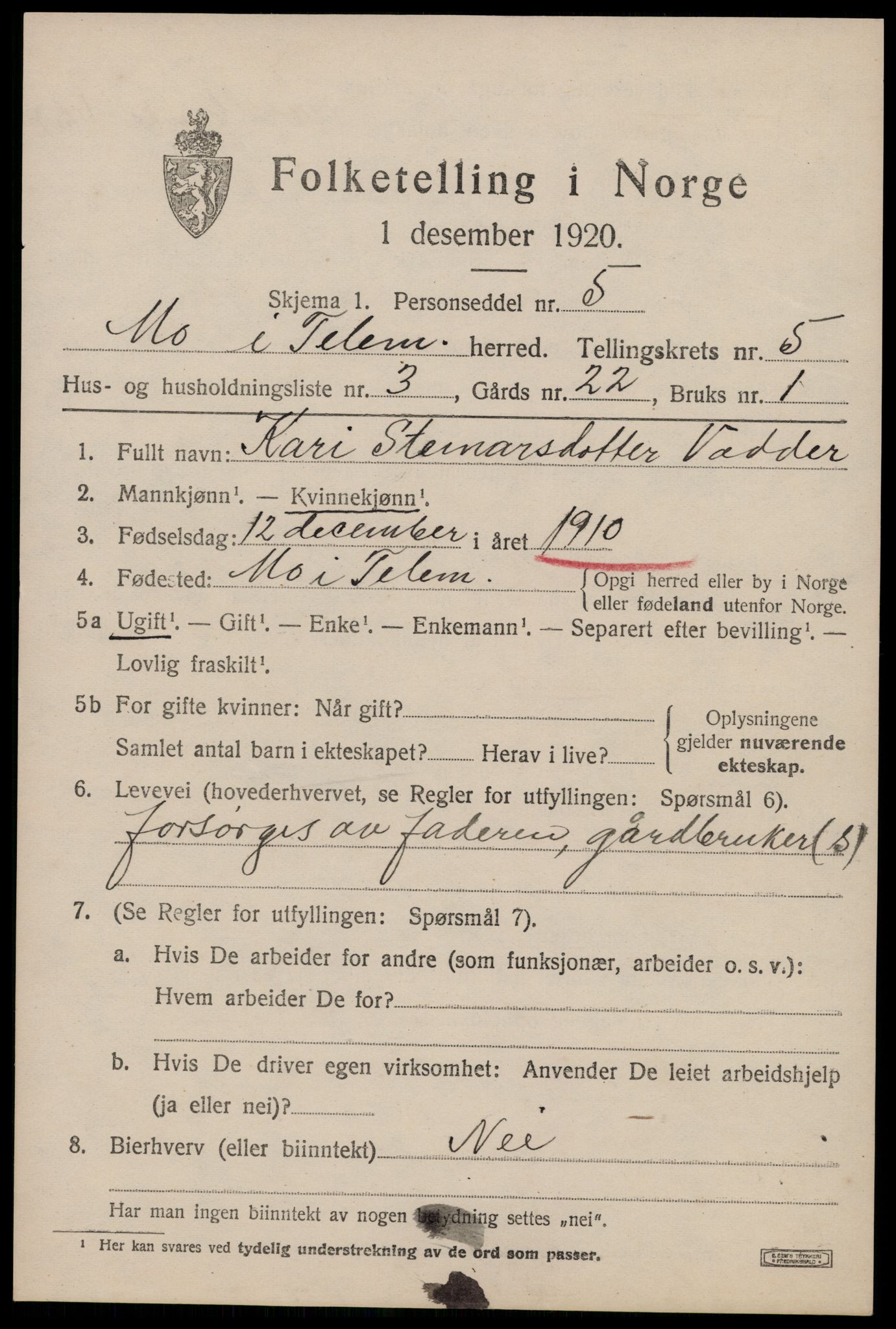 SAKO, 1920 census for Mo, 1920, p. 2026