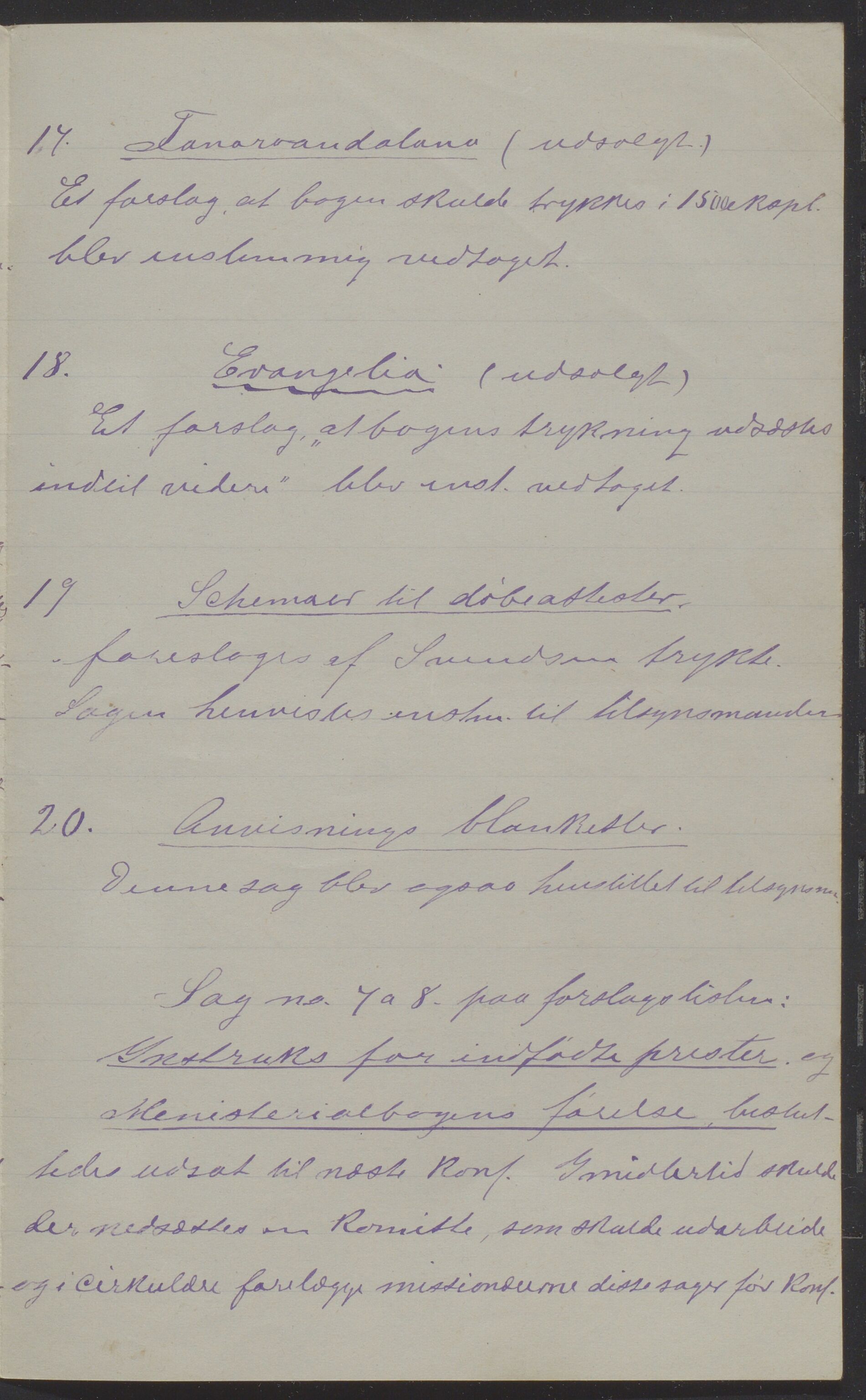 Det Norske Misjonsselskap - hovedadministrasjonen, VID/MA-A-1045/D/Da/Daa/L0039/0007: Konferansereferat og årsberetninger / Konferansereferat fra Madagaskar Innland., 1893