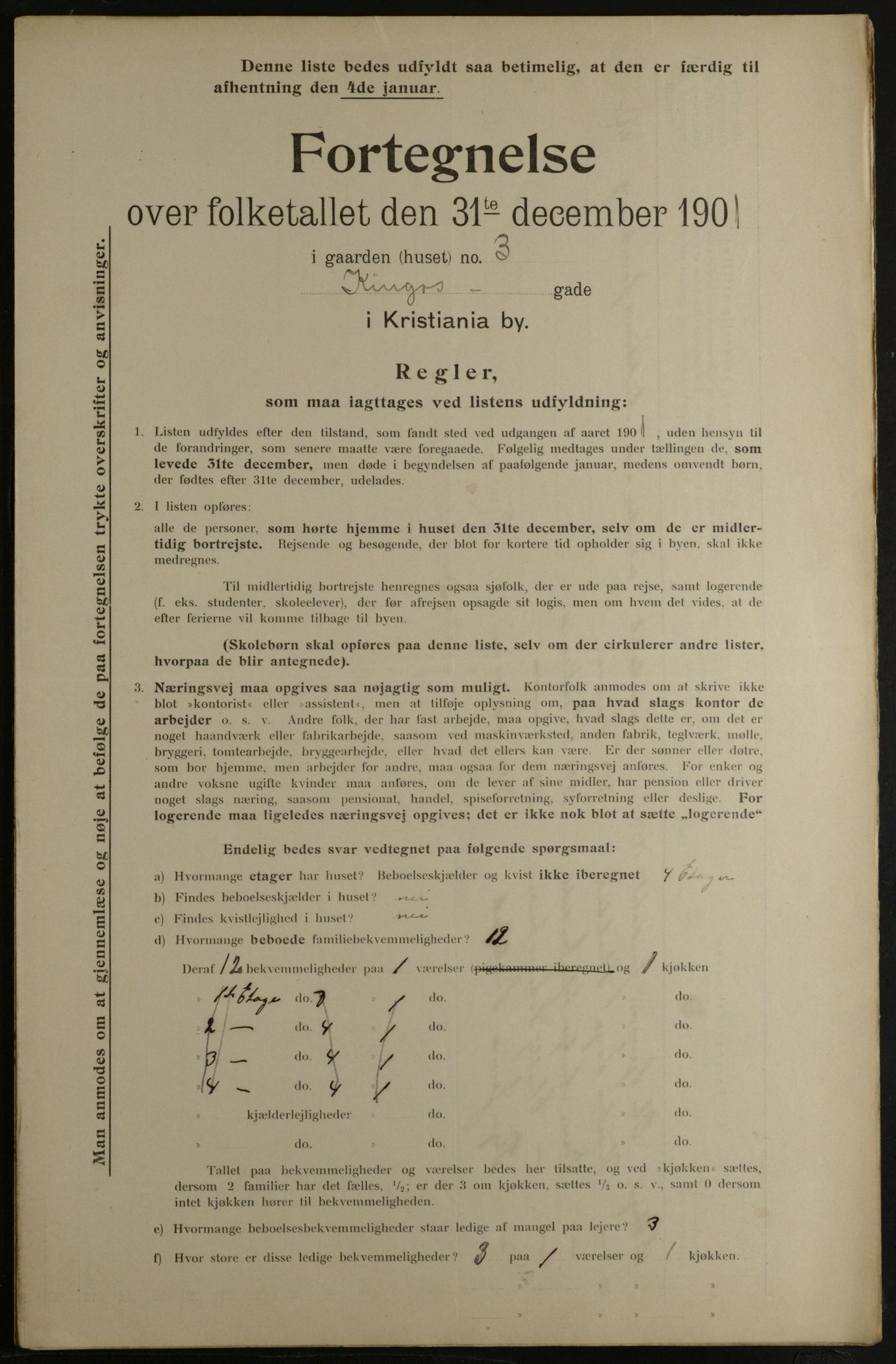 OBA, Municipal Census 1901 for Kristiania, 1901, p. 7725