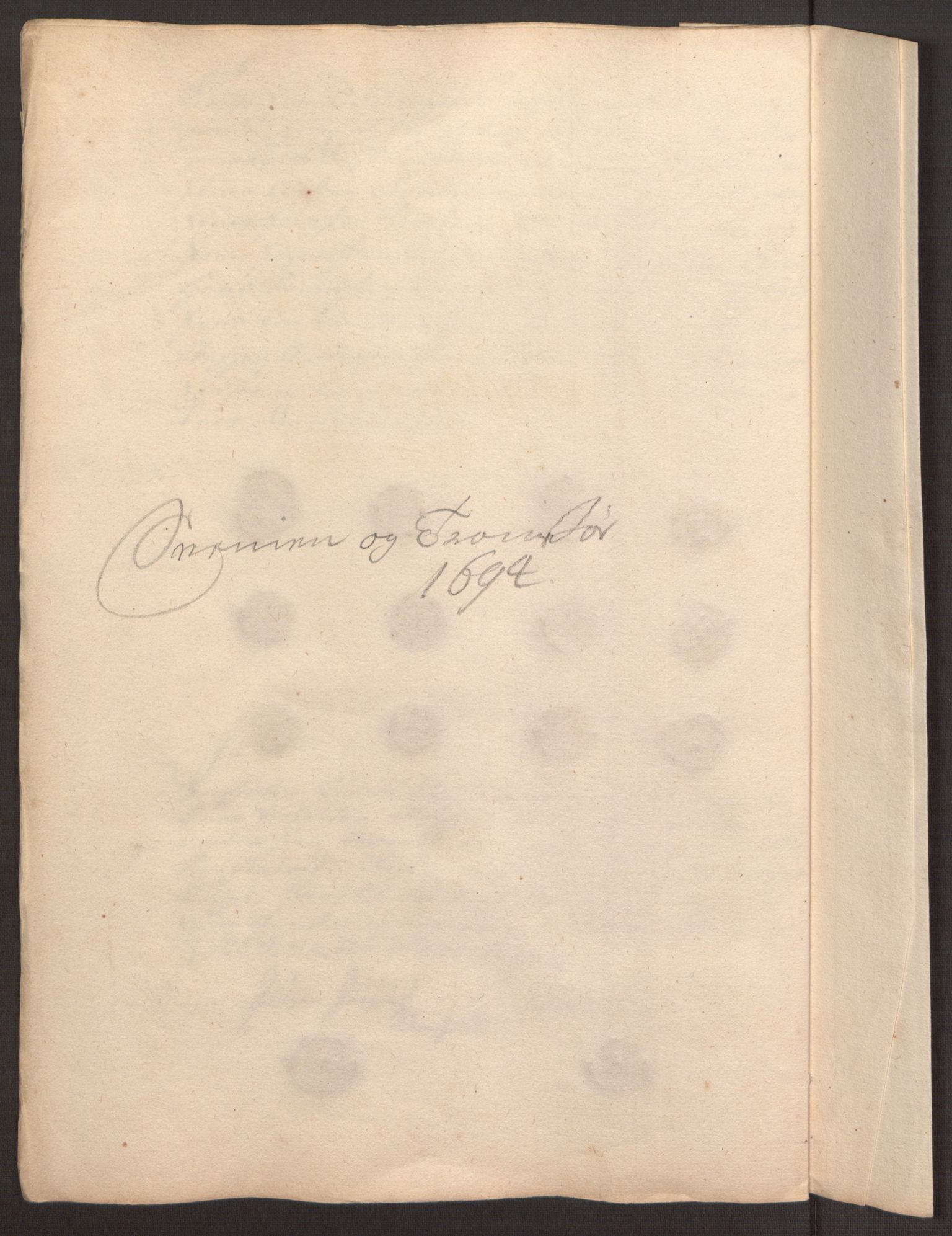 Rentekammeret inntil 1814, Reviderte regnskaper, Fogderegnskap, RA/EA-4092/R68/L4753: Fogderegnskap Senja og Troms, 1694-1696, p. 51