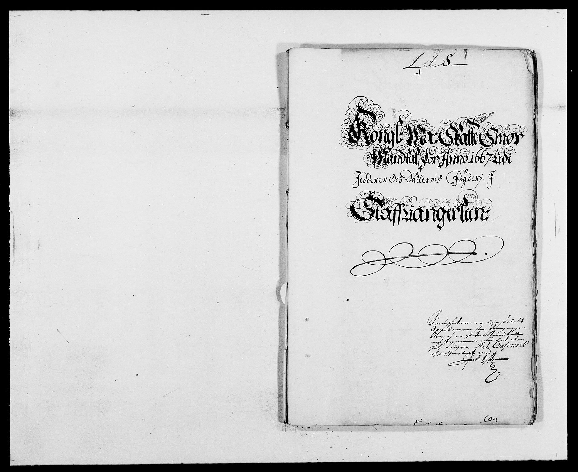 Rentekammeret inntil 1814, Reviderte regnskaper, Fogderegnskap, RA/EA-4092/R46/L2710: Fogderegnskap Jæren og Dalane, 1667, p. 220