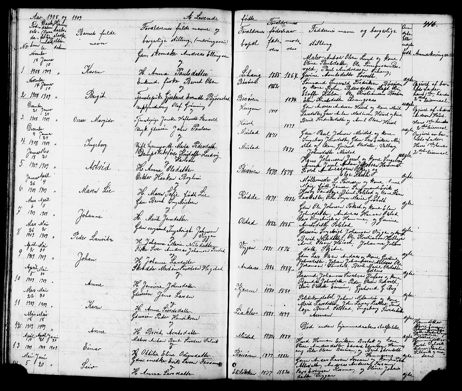 Ministerialprotokoller, klokkerbøker og fødselsregistre - Sør-Trøndelag, SAT/A-1456/665/L0777: Parish register (copy) no. 665C02, 1867-1915, p. 416