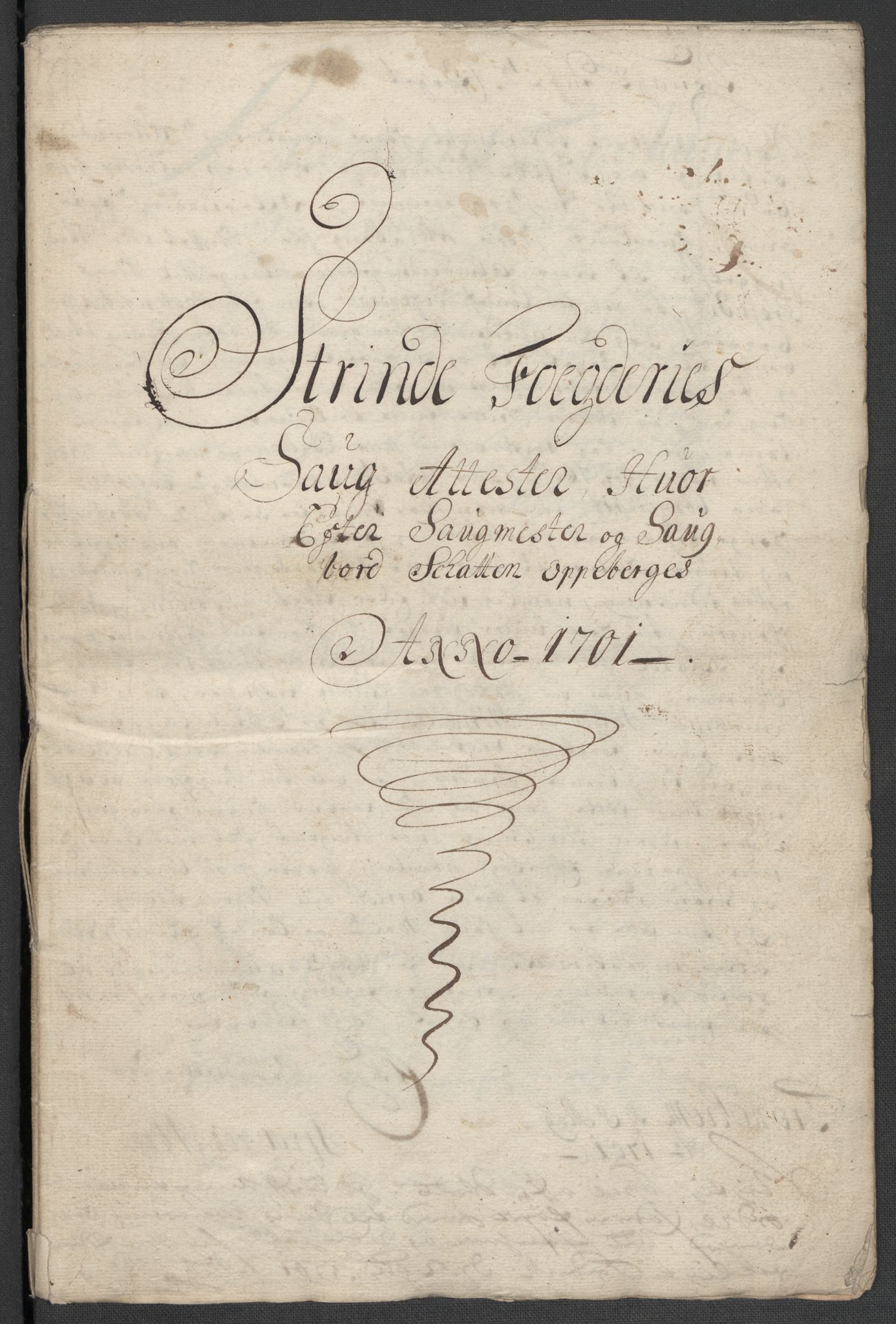 Rentekammeret inntil 1814, Reviderte regnskaper, Fogderegnskap, AV/RA-EA-4092/R61/L4108: Fogderegnskap Strinda og Selbu, 1701-1703, p. 30