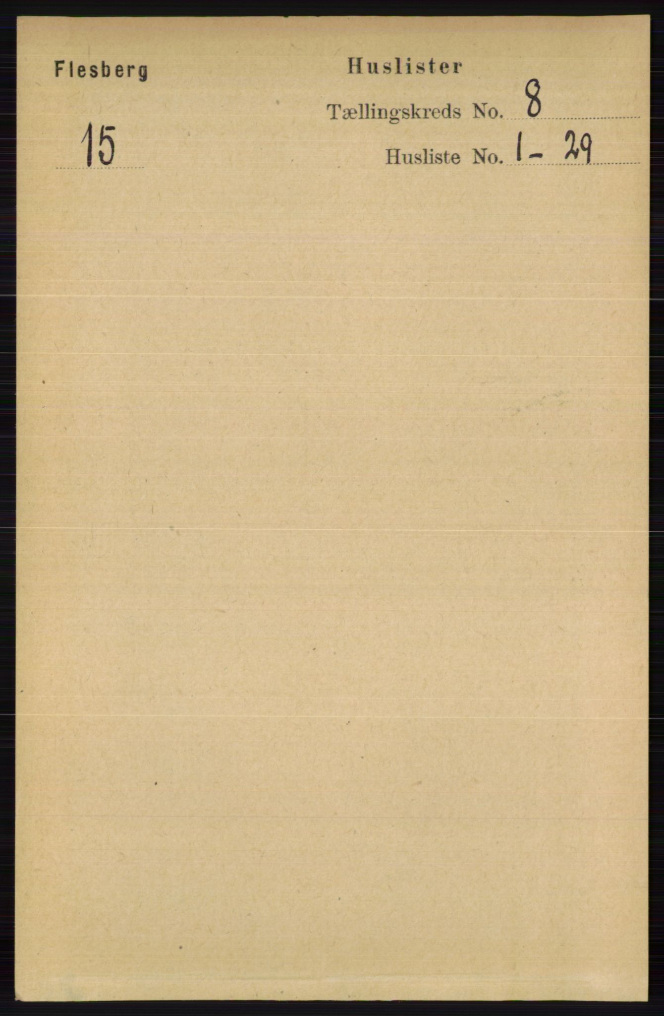 RA, 1891 census for 0631 Flesberg, 1891, p. 1335