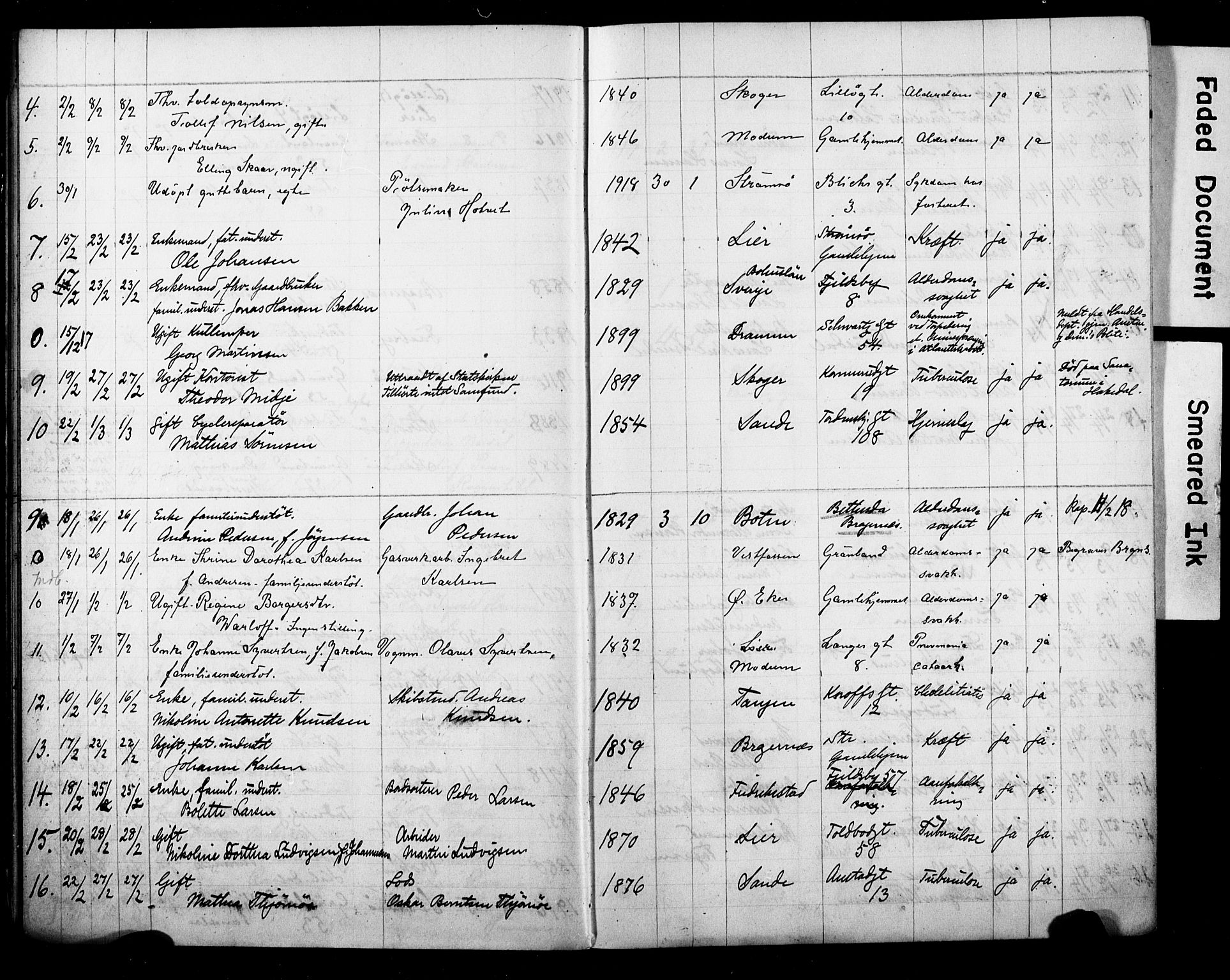 Strømsø kirkebøker, AV/SAKO-A-246/Y/Ya/L0008: Parish register draft no. I 8, 1916-1931