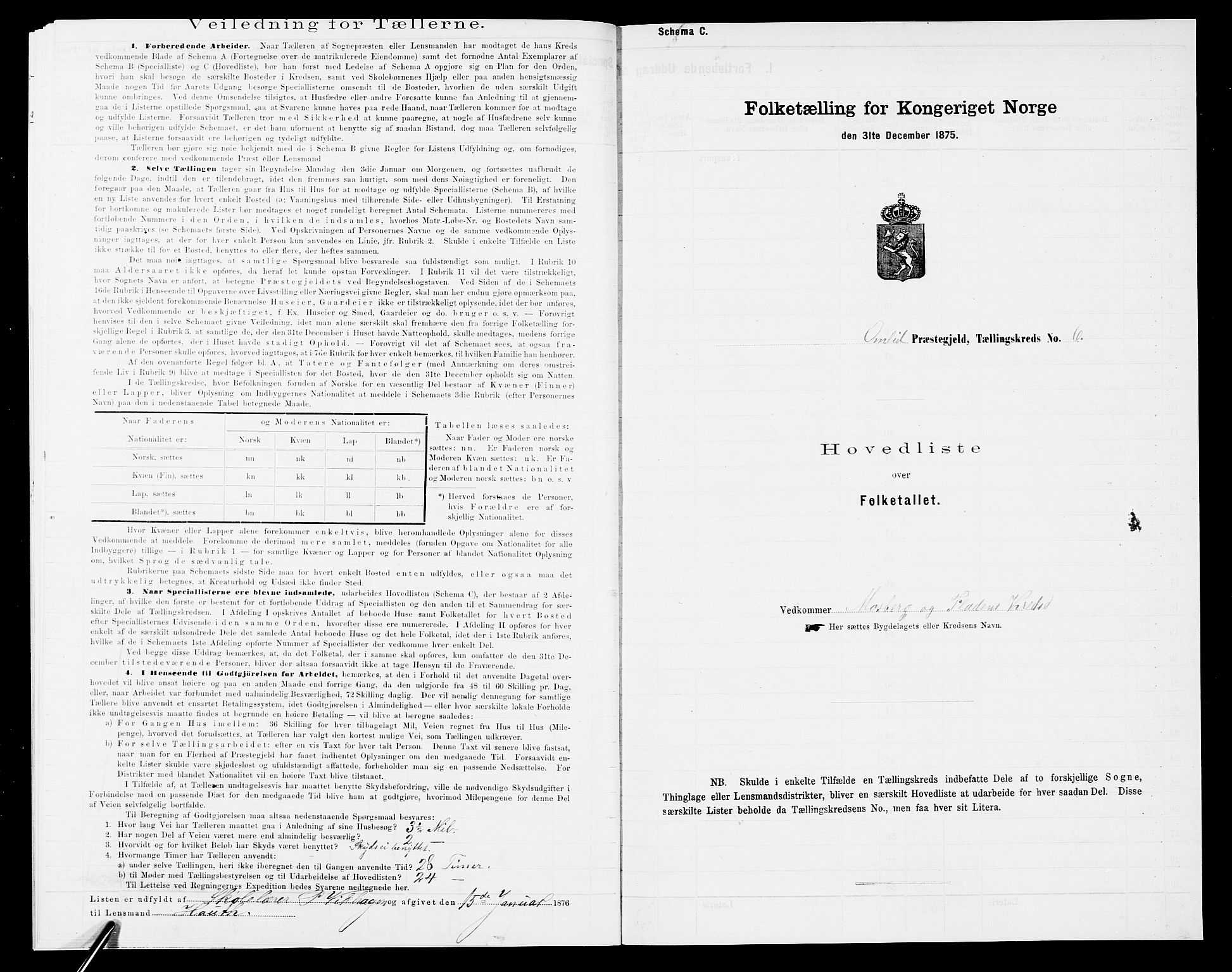 SAK, 1875 census for 0929P Åmli, 1875, p. 30