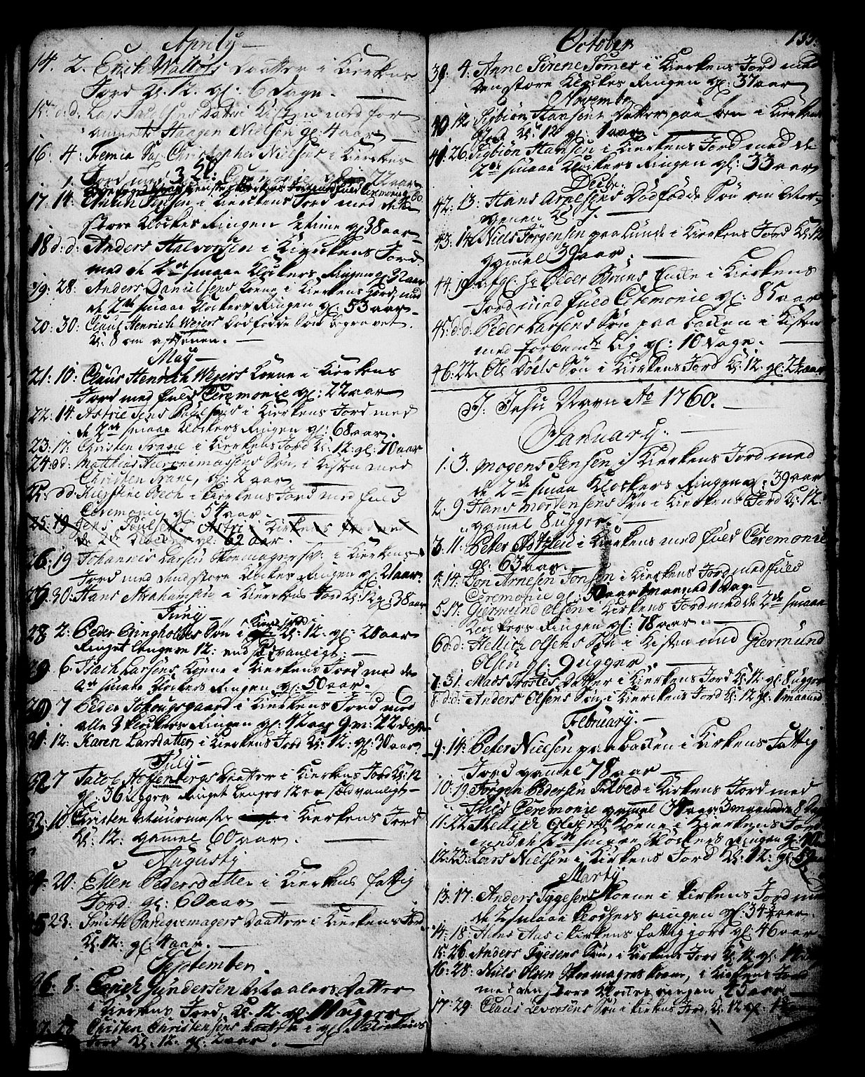 Skien kirkebøker, SAKO/A-302/G/Ga/L0001: Parish register (copy) no. 1, 1756-1791, p. 135