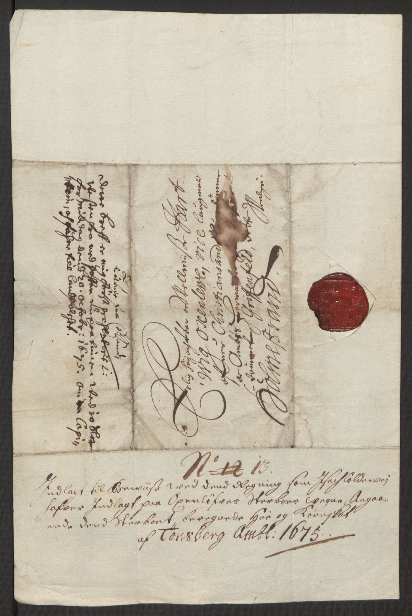 Rentekammeret inntil 1814, Reviderte regnskaper, Fogderegnskap, AV/RA-EA-4092/R32/L1844: Fogderegnskap Jarlsberg grevskap, 1674-1675, p. 27