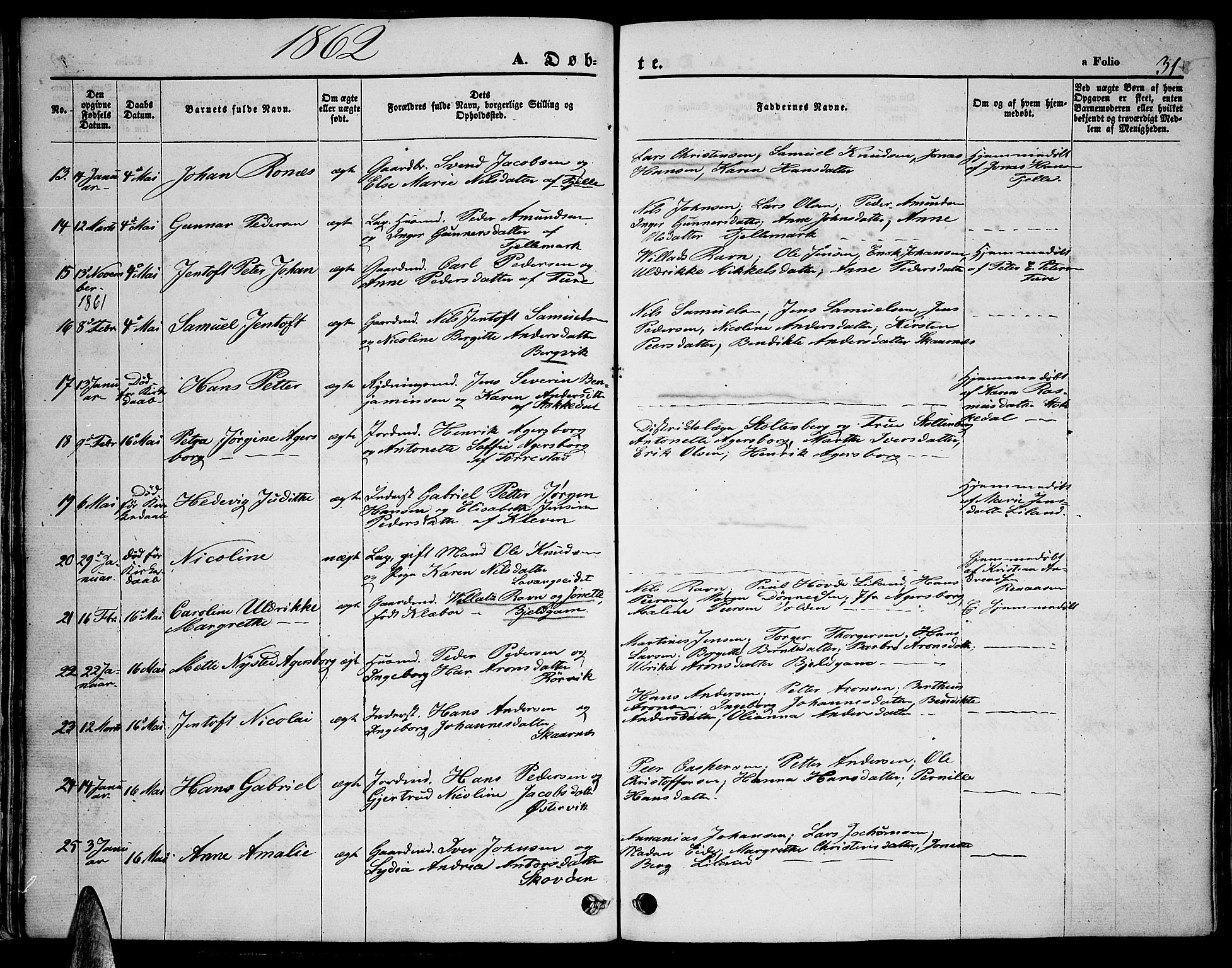 Ministerialprotokoller, klokkerbøker og fødselsregistre - Nordland, SAT/A-1459/863/L0912: Parish register (copy) no. 863C02, 1858-1876, p. 31