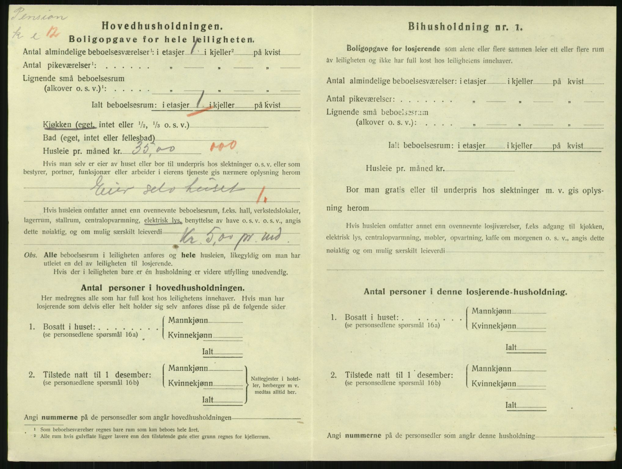 SAKO, 1920 census for Horten, 1920, p. 4640