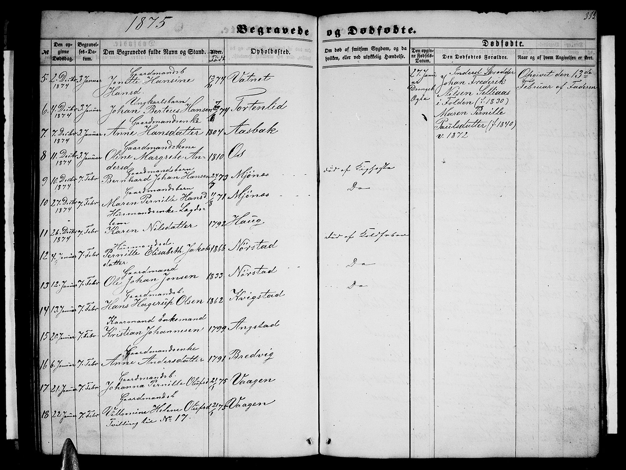 Ministerialprotokoller, klokkerbøker og fødselsregistre - Nordland, AV/SAT-A-1459/852/L0753: Parish register (copy) no. 852C04, 1856-1877, p. 333