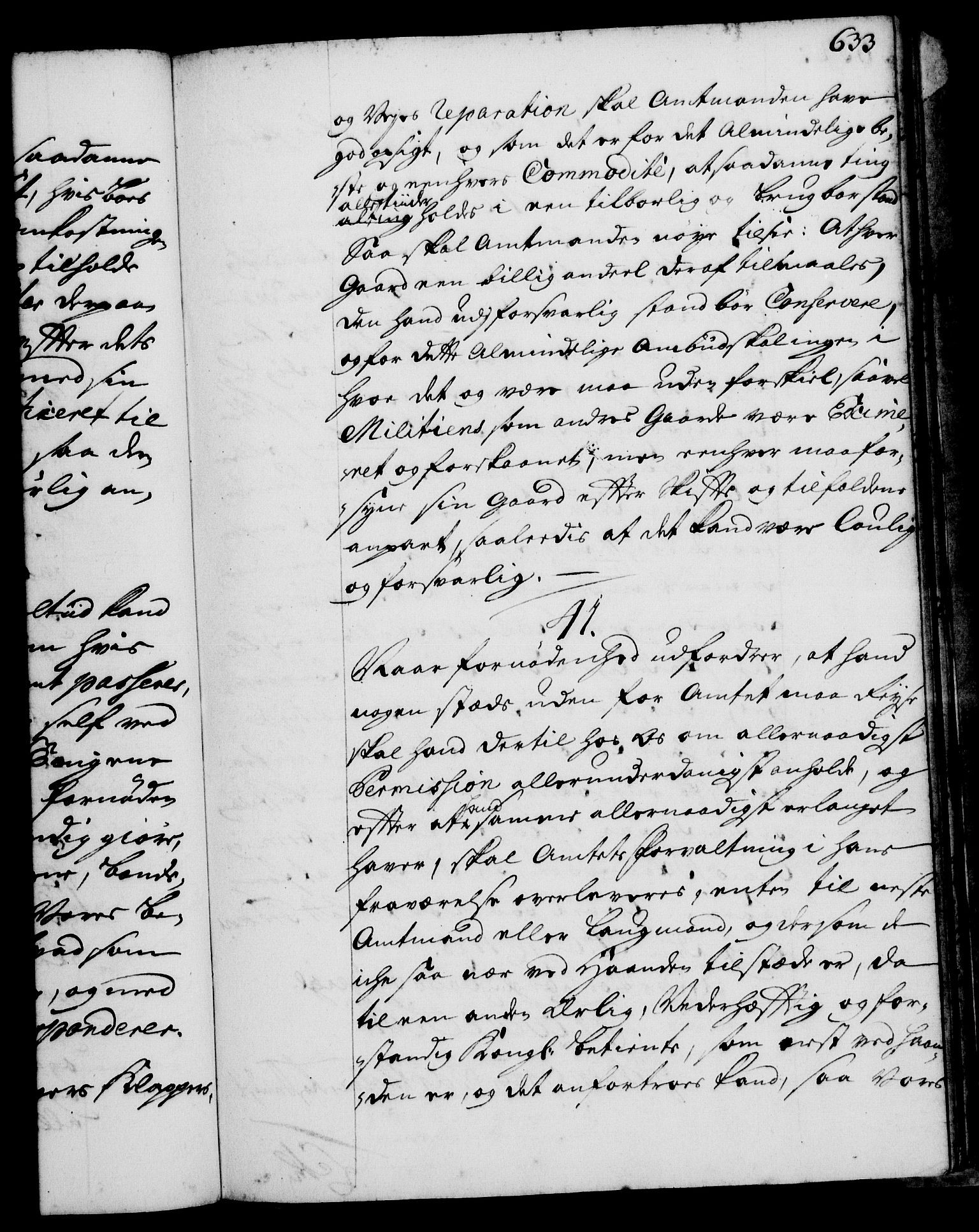 Rentekammeret, Kammerkanselliet, RA/EA-3111/G/Gg/Ggi/L0001: Norsk instruksjonsprotokoll med register (merket RK 53.34), 1720-1729, p. 633