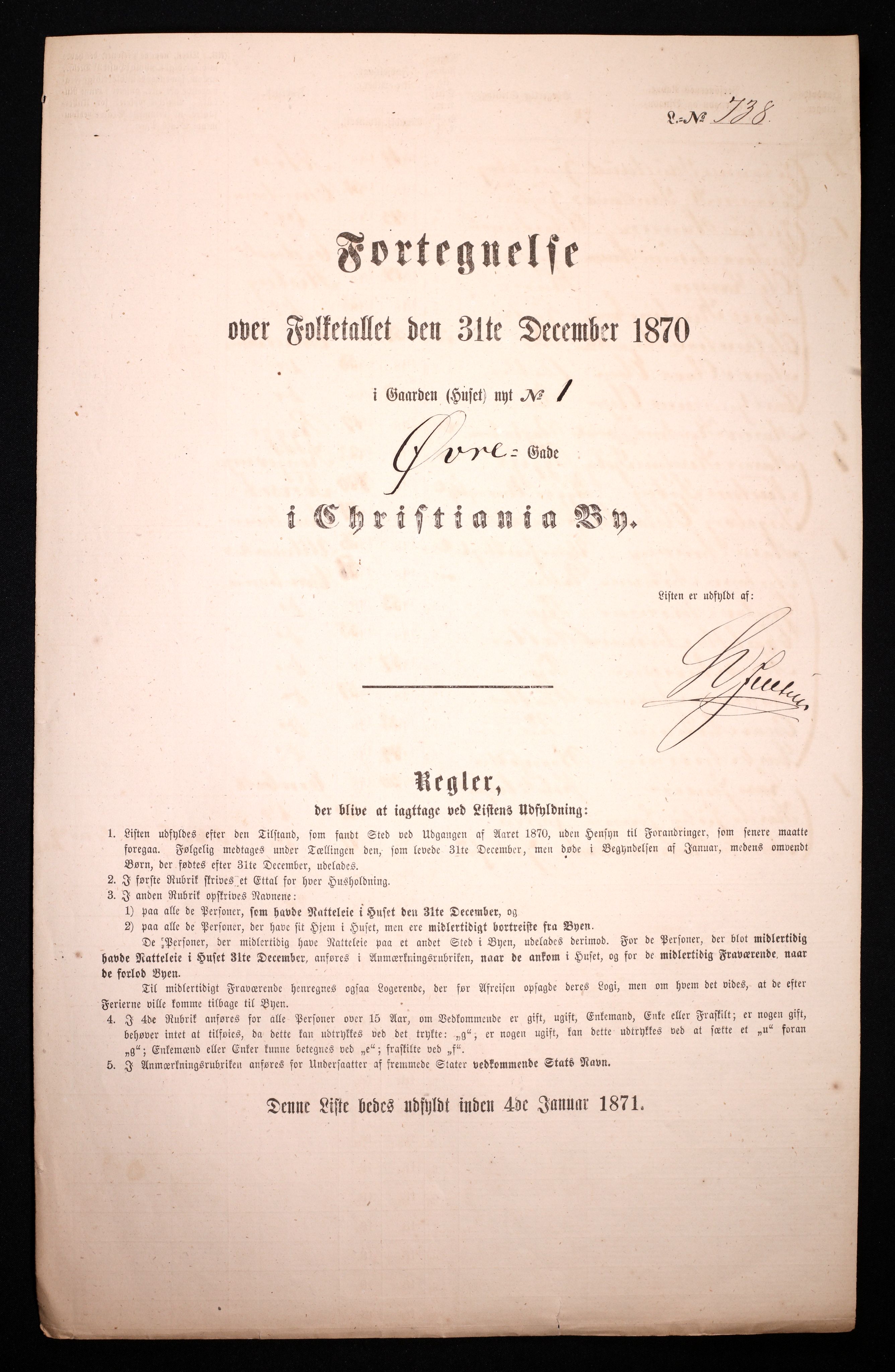 RA, 1870 census for 0301 Kristiania, 1870, p. 4659