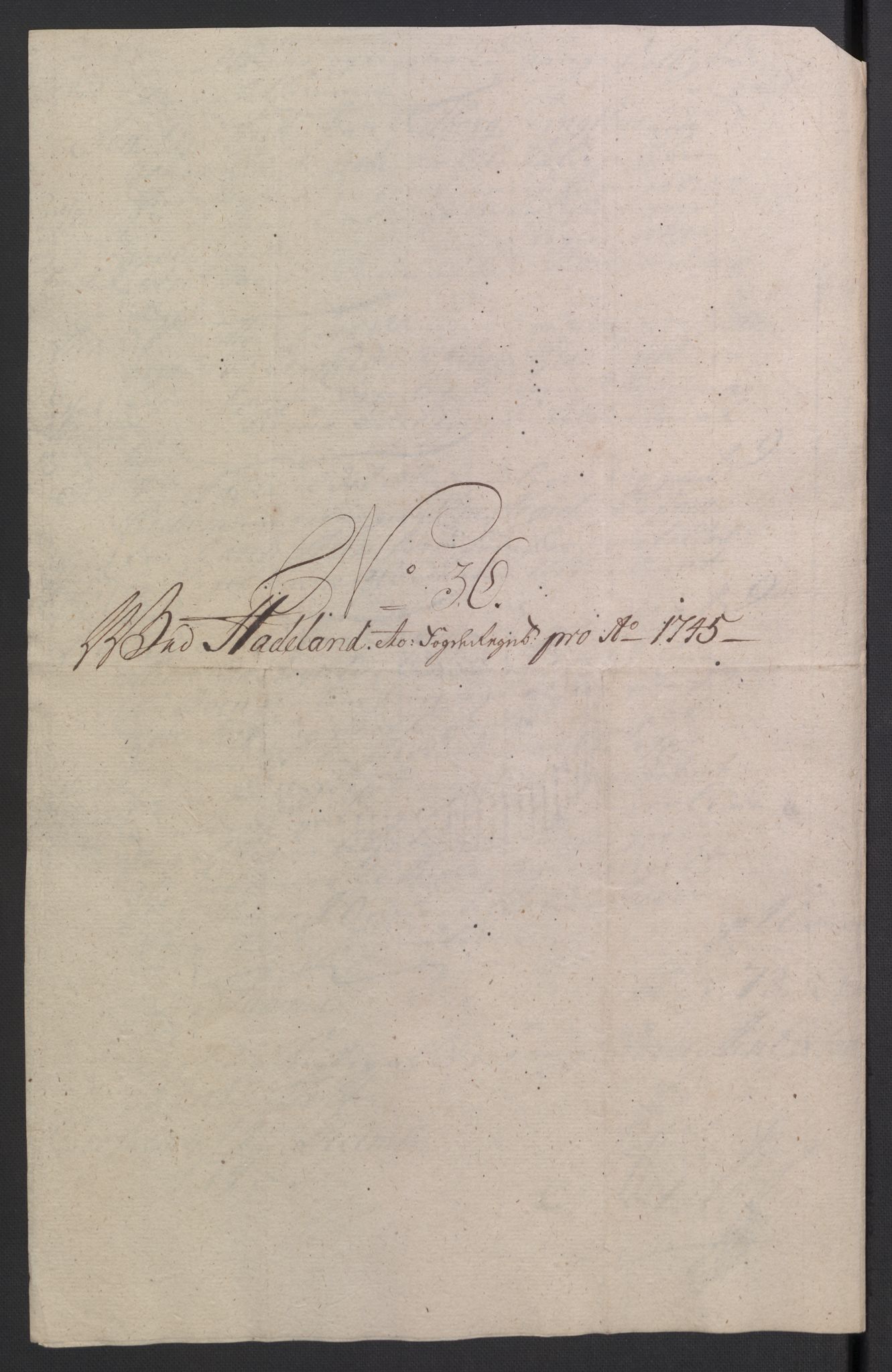 Rentekammeret inntil 1814, Reviderte regnskaper, Fogderegnskap, RA/EA-4092/R18/L1345: Fogderegnskap Hadeland, Toten og Valdres, 1745-1746, p. 157