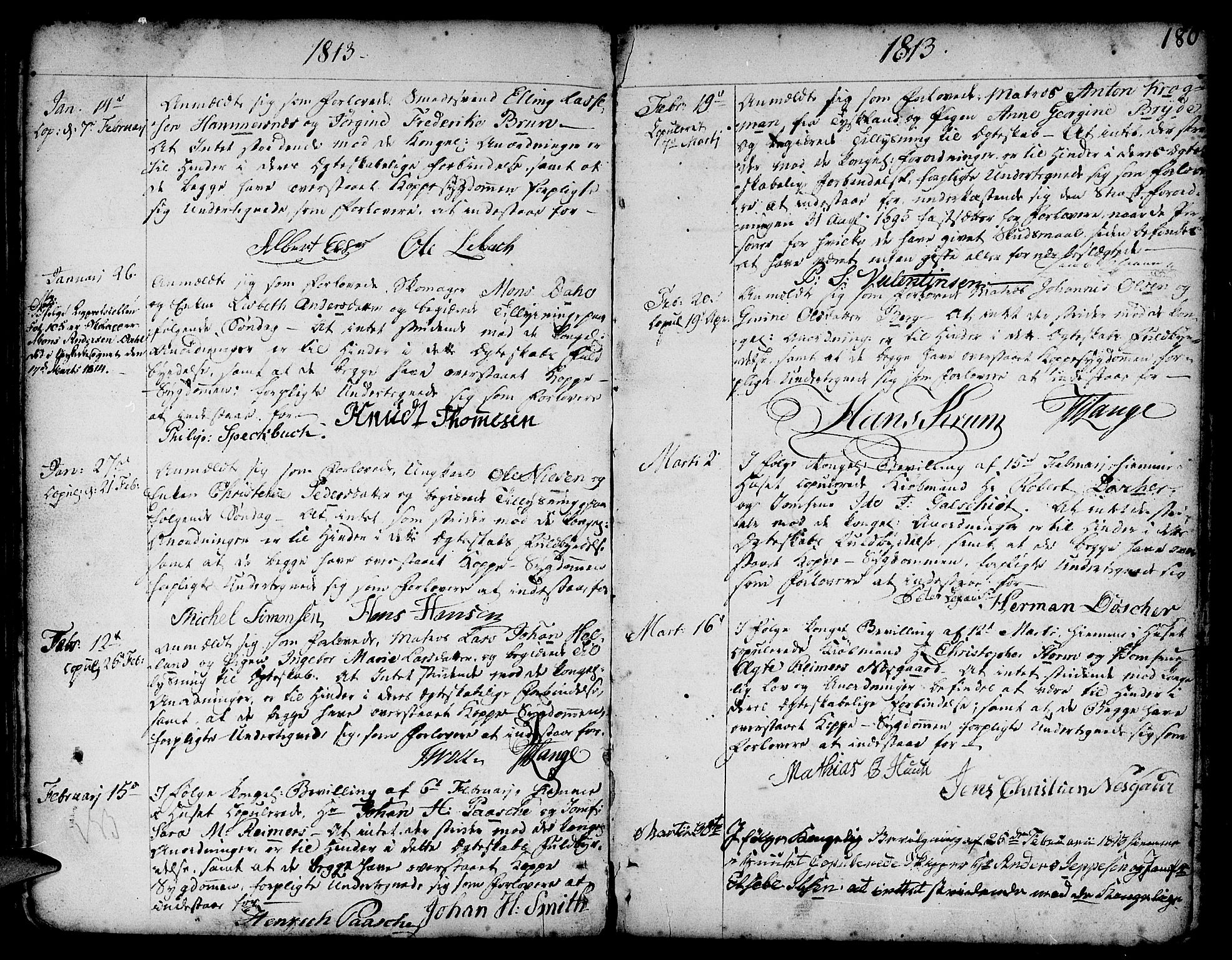 Nykirken Sokneprestembete, AV/SAB-A-77101/H/Haa/L0008: Parish register (official) no. A 8, 1776-1814, p. 180