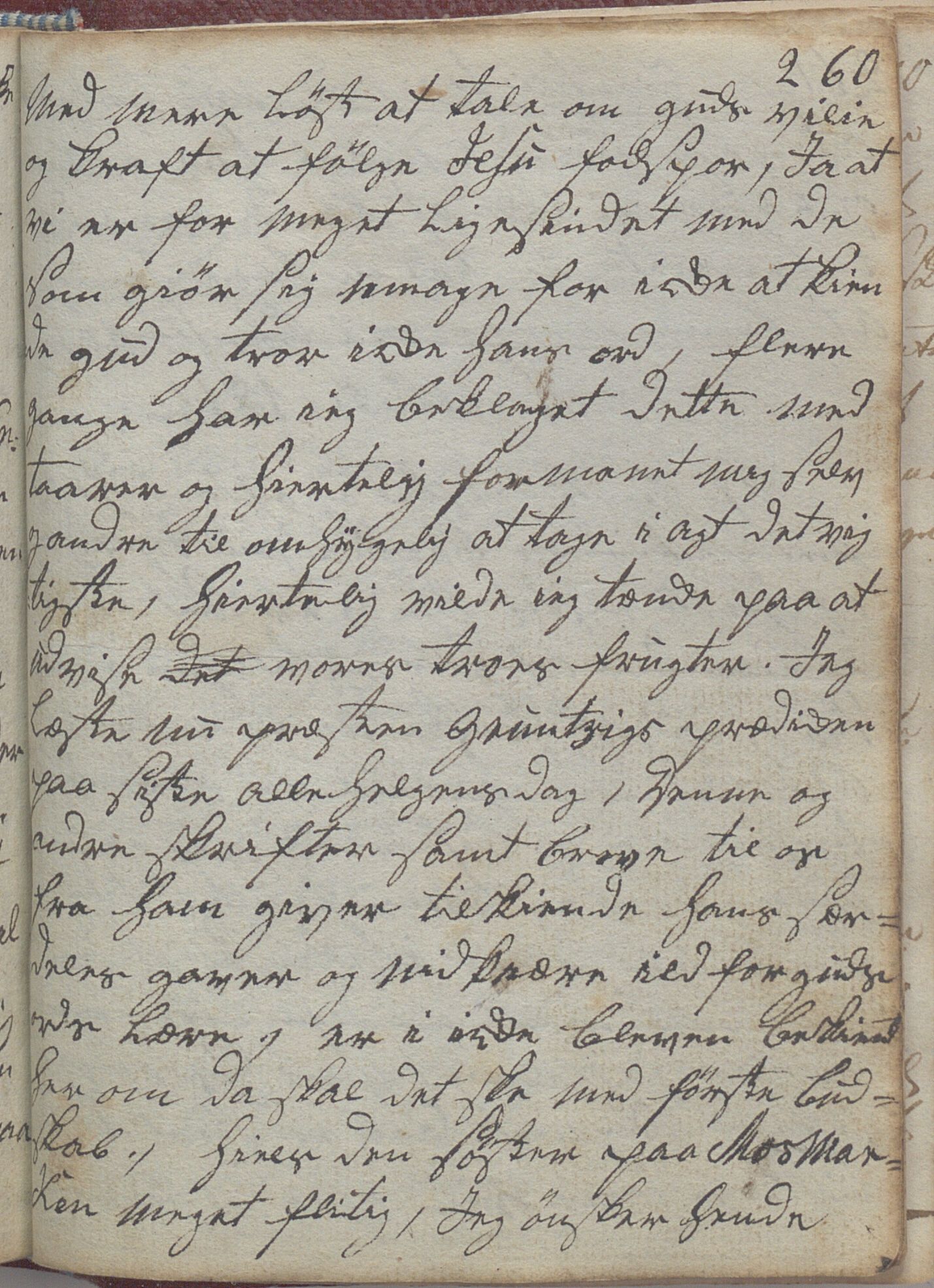 Heggtveitsamlingen, TMF/A-1007/H/L0047/0005: Kopibøker, brev etc.  / "MF I"(Kopibok frå Heggtveits samling), 1800-1823, p. 260