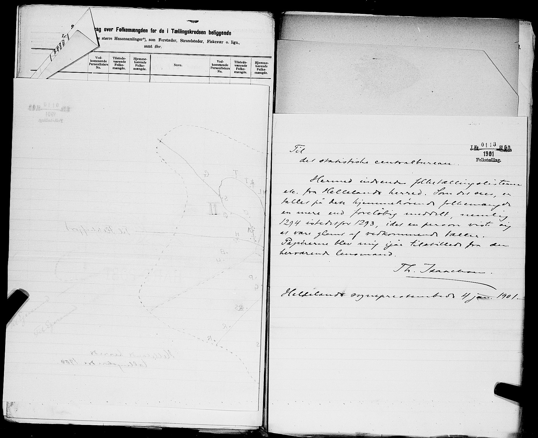 SAST, 1900 census for Helleland, 1900, p. 17