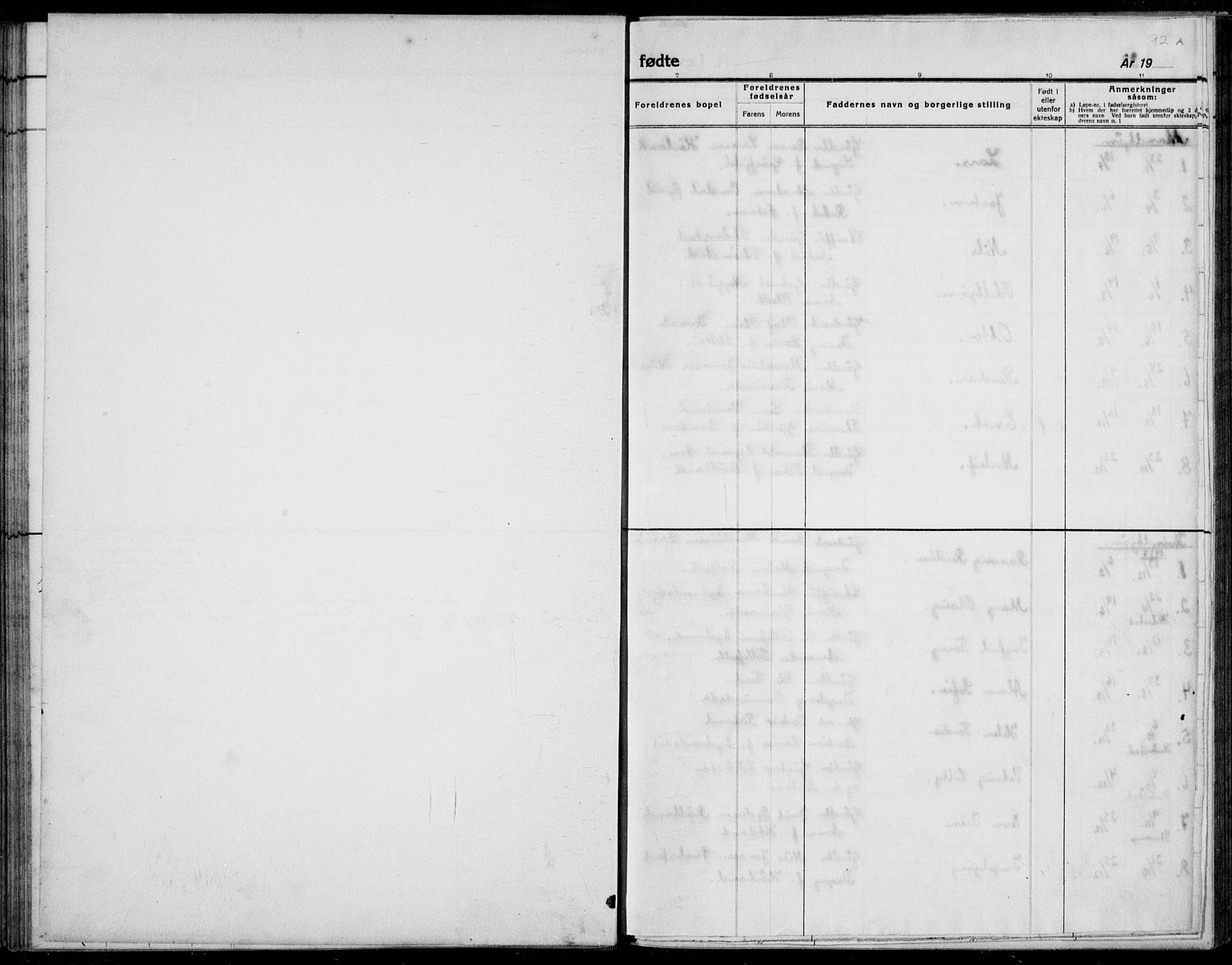 Helleland sokneprestkontor, AV/SAST-A-101810: Parish register (copy) no. B 4, 1887-1941, p. 92