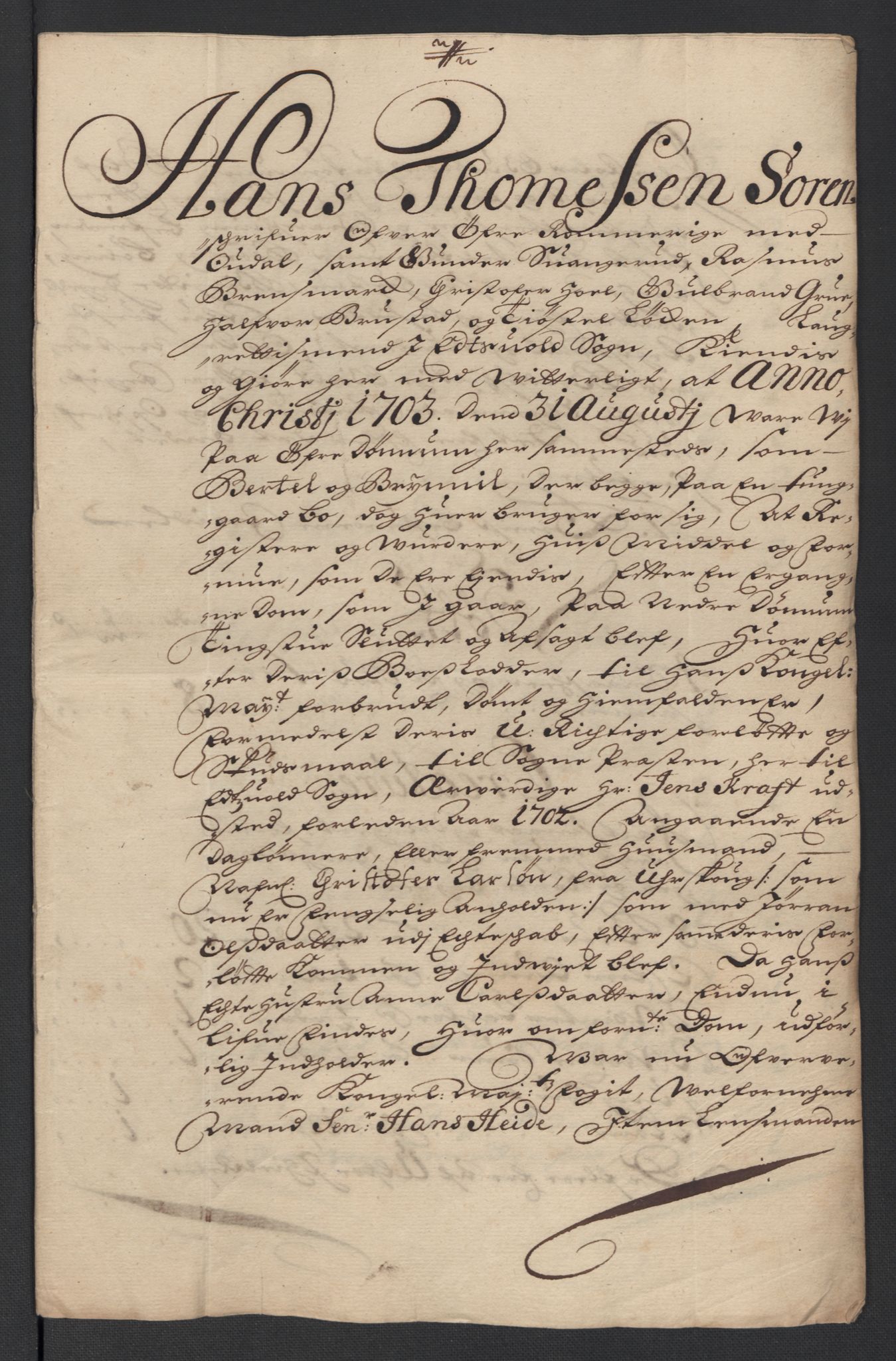 Rentekammeret inntil 1814, Reviderte regnskaper, Fogderegnskap, AV/RA-EA-4092/R12/L0716: Fogderegnskap Øvre Romerike, 1703, p. 118