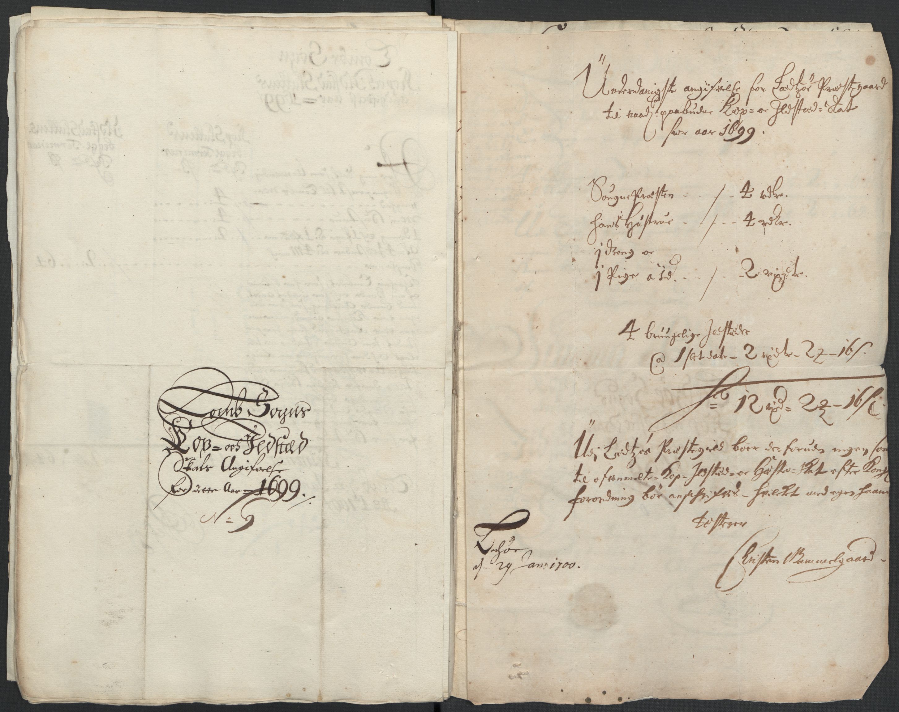Rentekammeret inntil 1814, Reviderte regnskaper, Fogderegnskap, RA/EA-4092/R17/L1172: Fogderegnskap Gudbrandsdal, 1699, p. 41