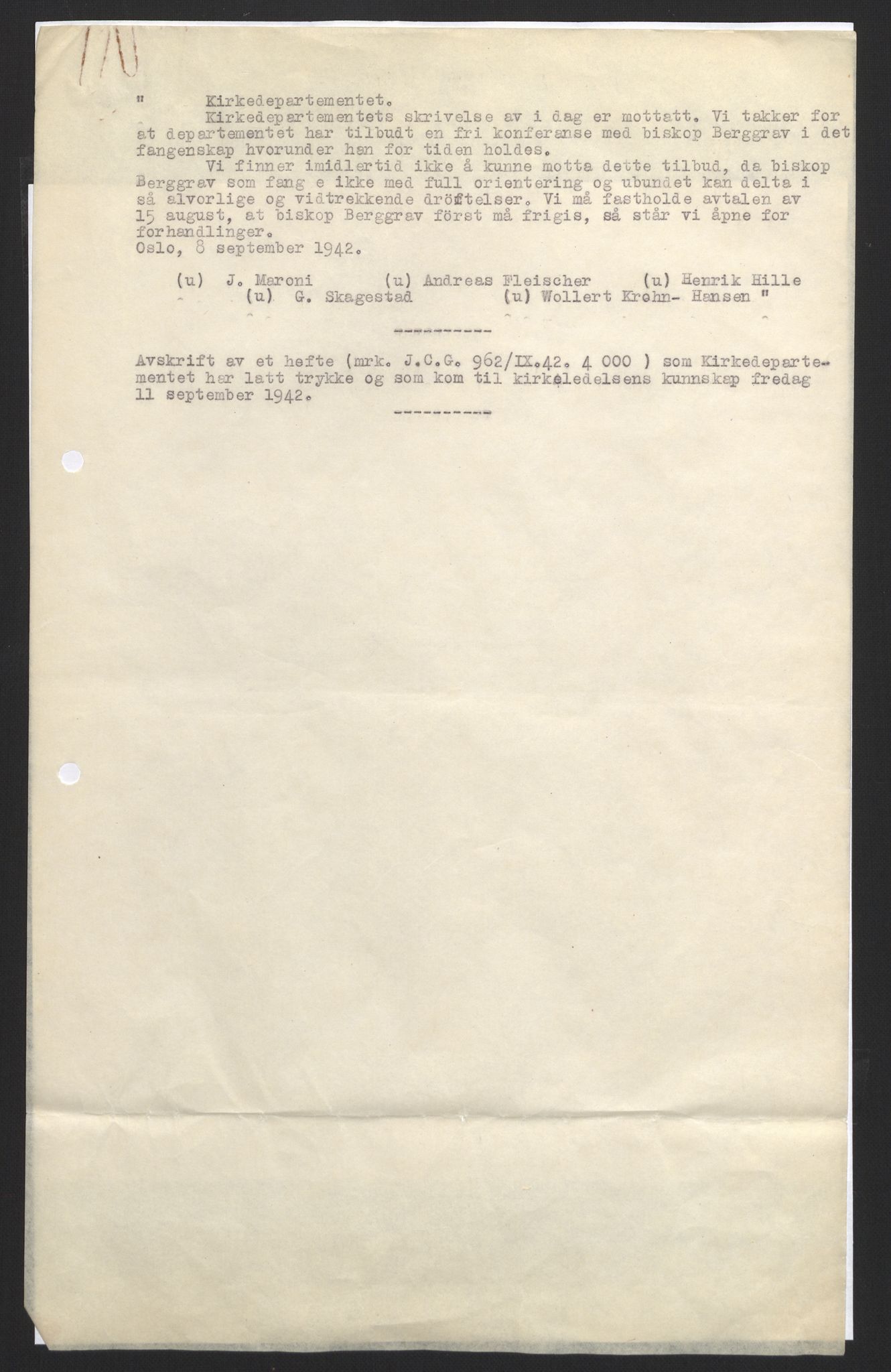 Forsvaret, Forsvarets overkommando, RA/RAFA-1920/Da/L0079: Etterretningsrapporter, 1942, p. 91