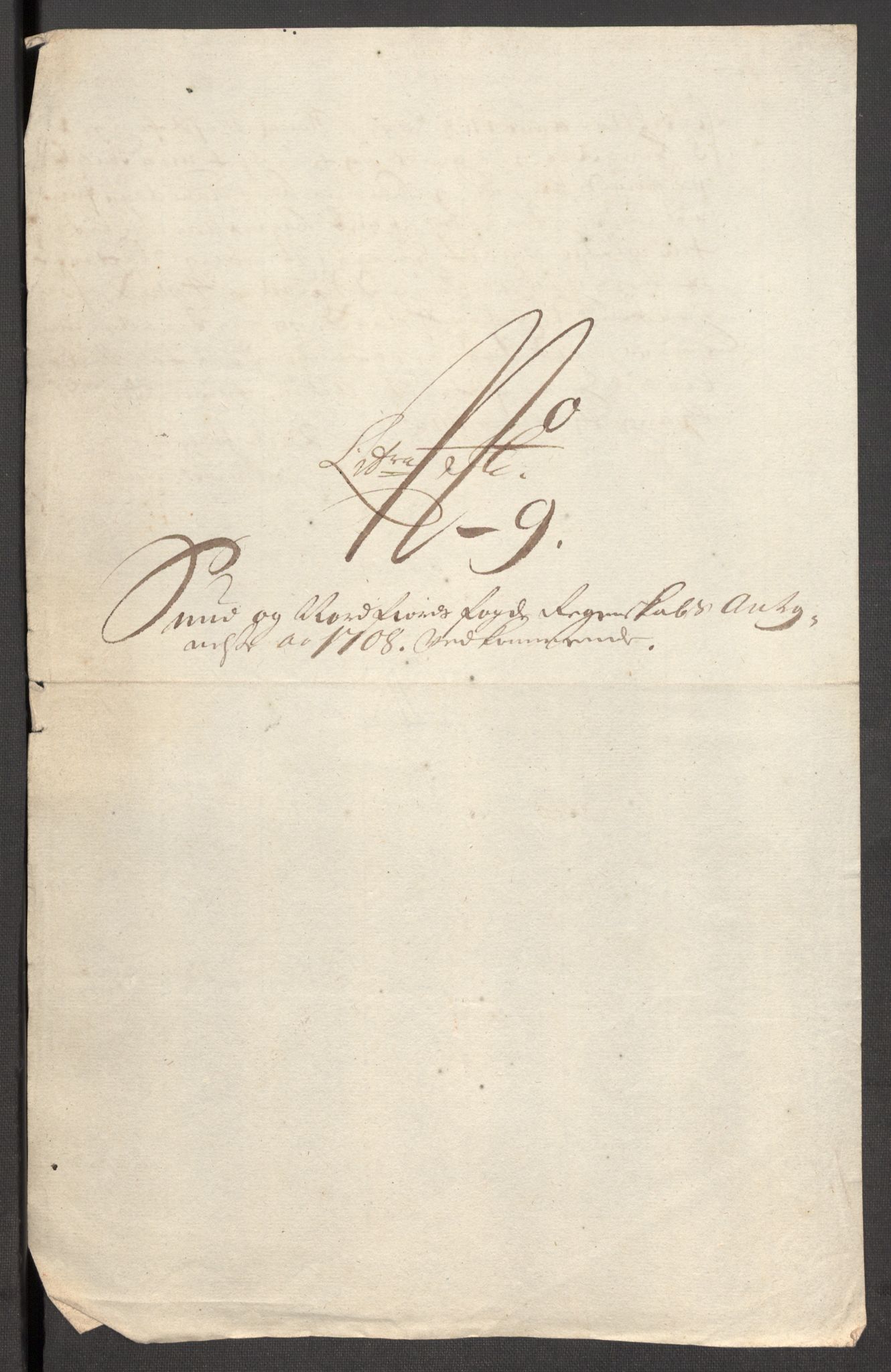Rentekammeret inntil 1814, Reviderte regnskaper, Fogderegnskap, RA/EA-4092/R53/L3431: Fogderegnskap Sunn- og Nordfjord, 1708, p. 276