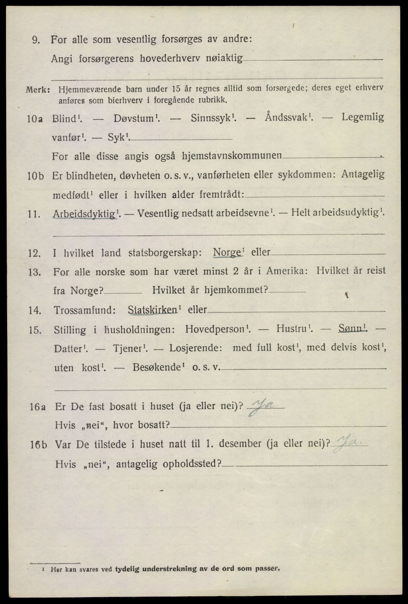 SAKO, 1920 census for Bø (Telemark), 1920, p. 6549