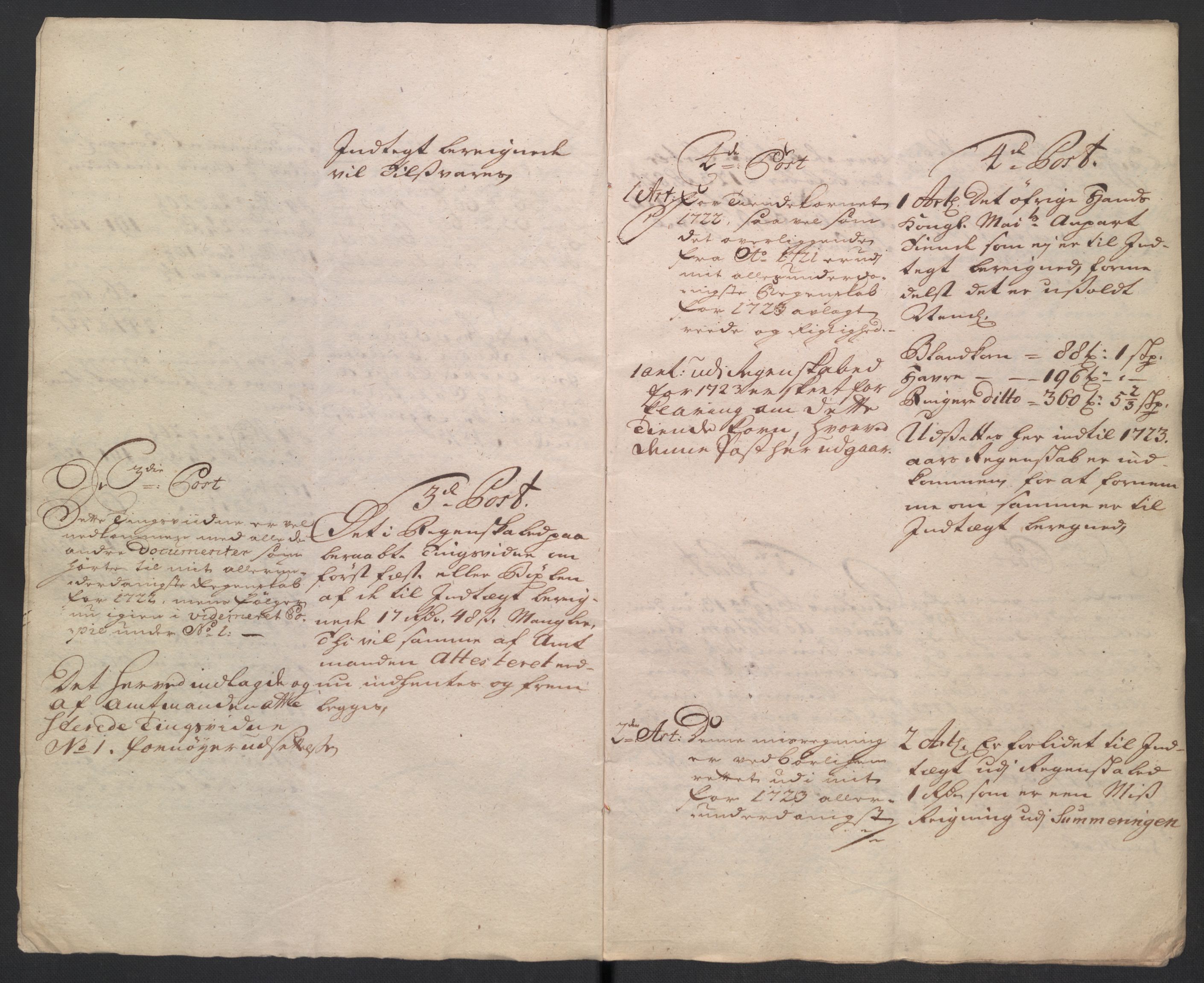 Rentekammeret inntil 1814, Reviderte regnskaper, Fogderegnskap, RA/EA-4092/R56/L3755: Fogderegnskap Nordmøre, 1722, p. 366