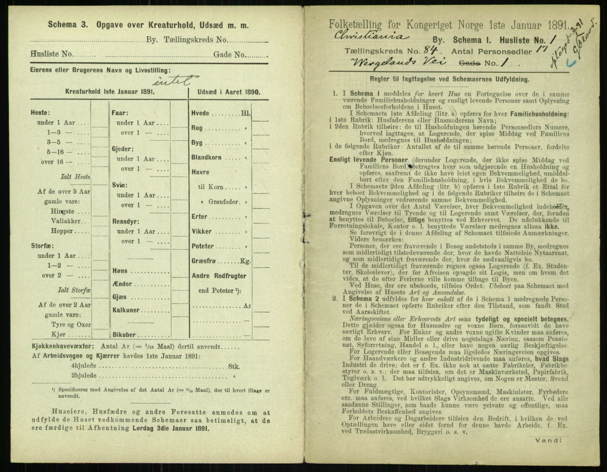 RA, 1891 census for 0301 Kristiania, 1891, p. 42441