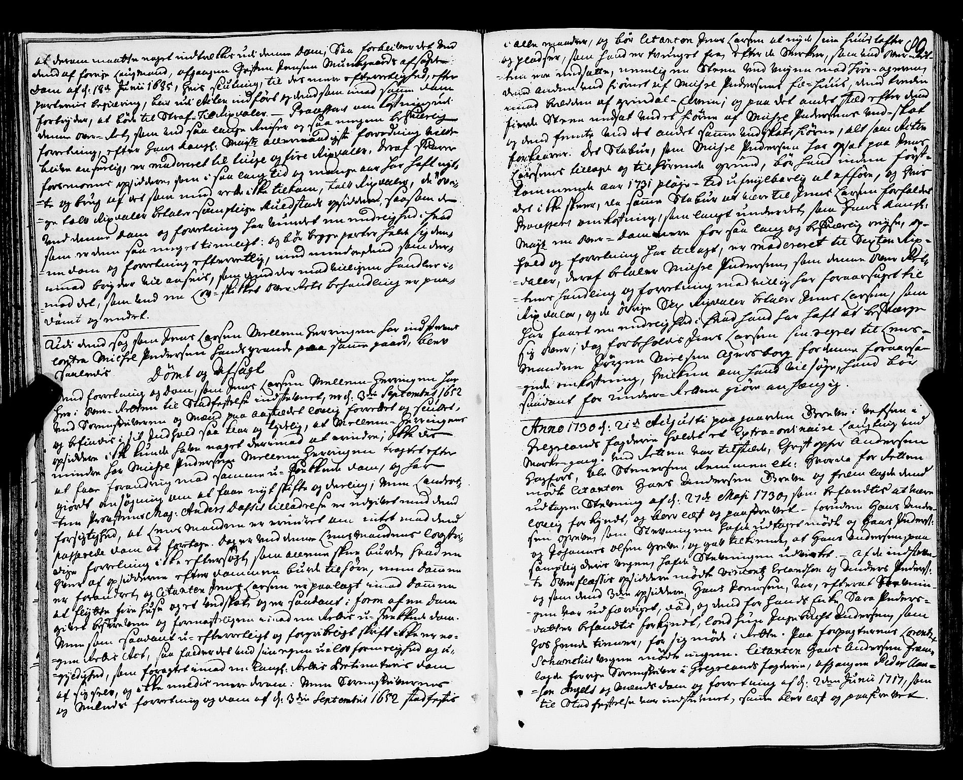 Nordland og Finnmarks lagstol, AV/SAT-A-5608/X/L0006: Justisprotokoll, 1730-1740, p. 79b-80a