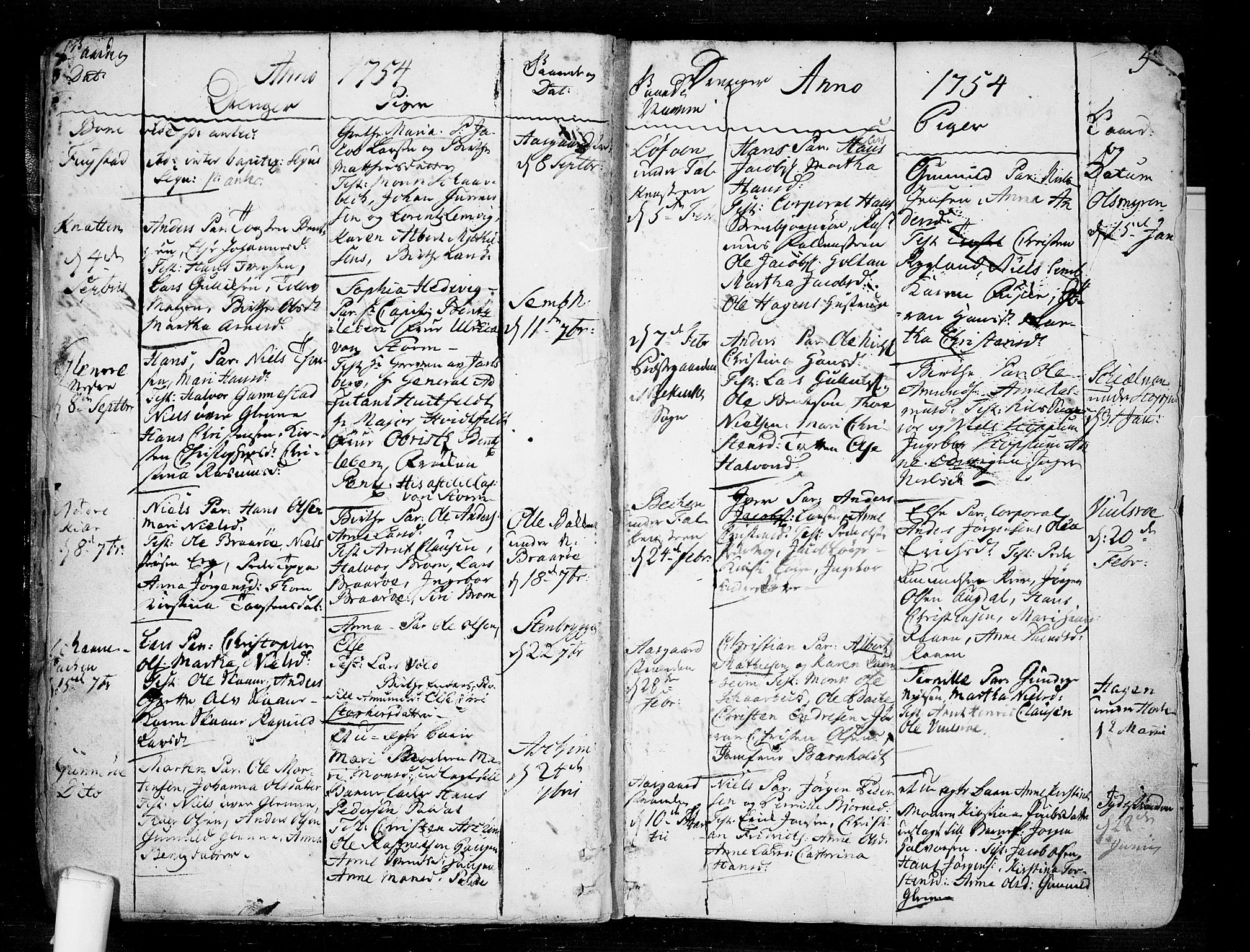 Borre kirkebøker, AV/SAKO-A-338/F/Fa/L0002: Parish register (official) no. I 2, 1752-1806, p. 6b-5a