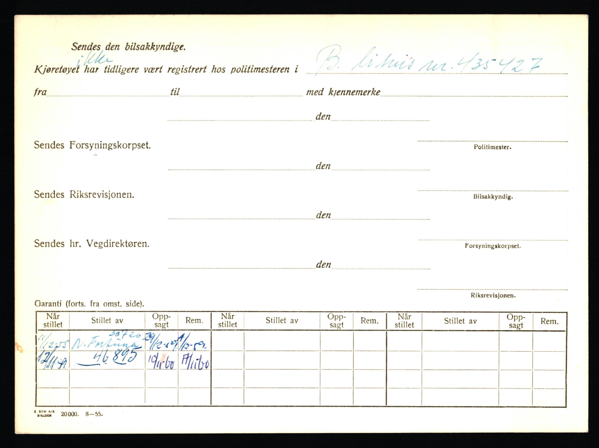 Stavanger trafikkstasjon, SAST/A-101942/0/F/L0047: L-28400 - L-29099, 1930-1971, p. 1356