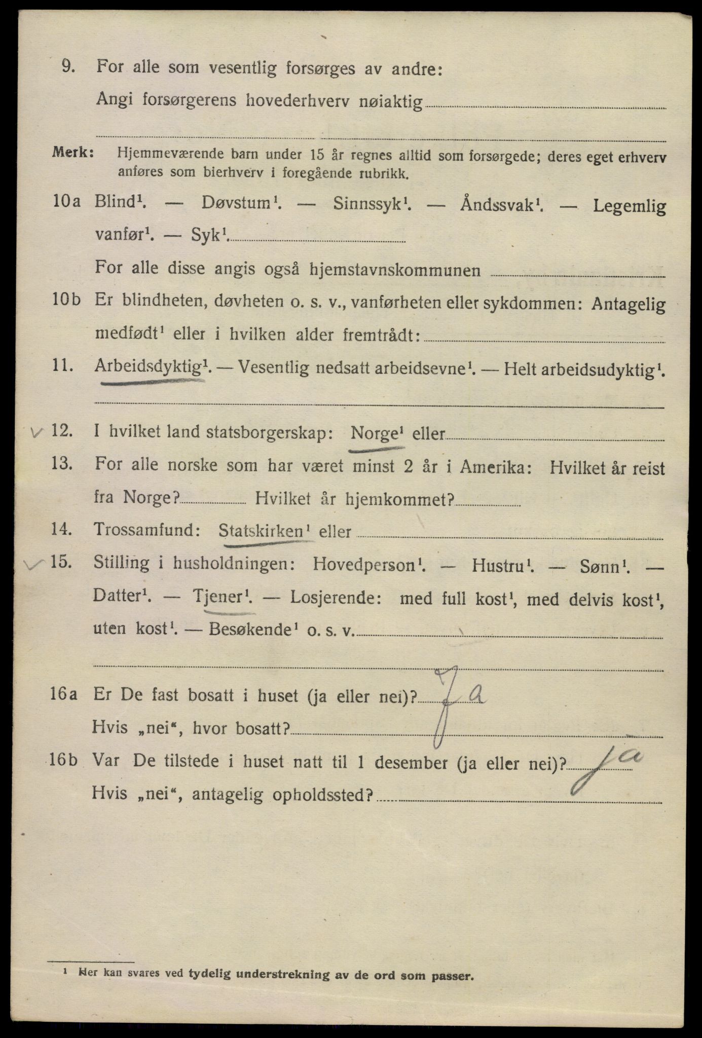 SAO, 1920 census for Kristiania, 1920, p. 304602