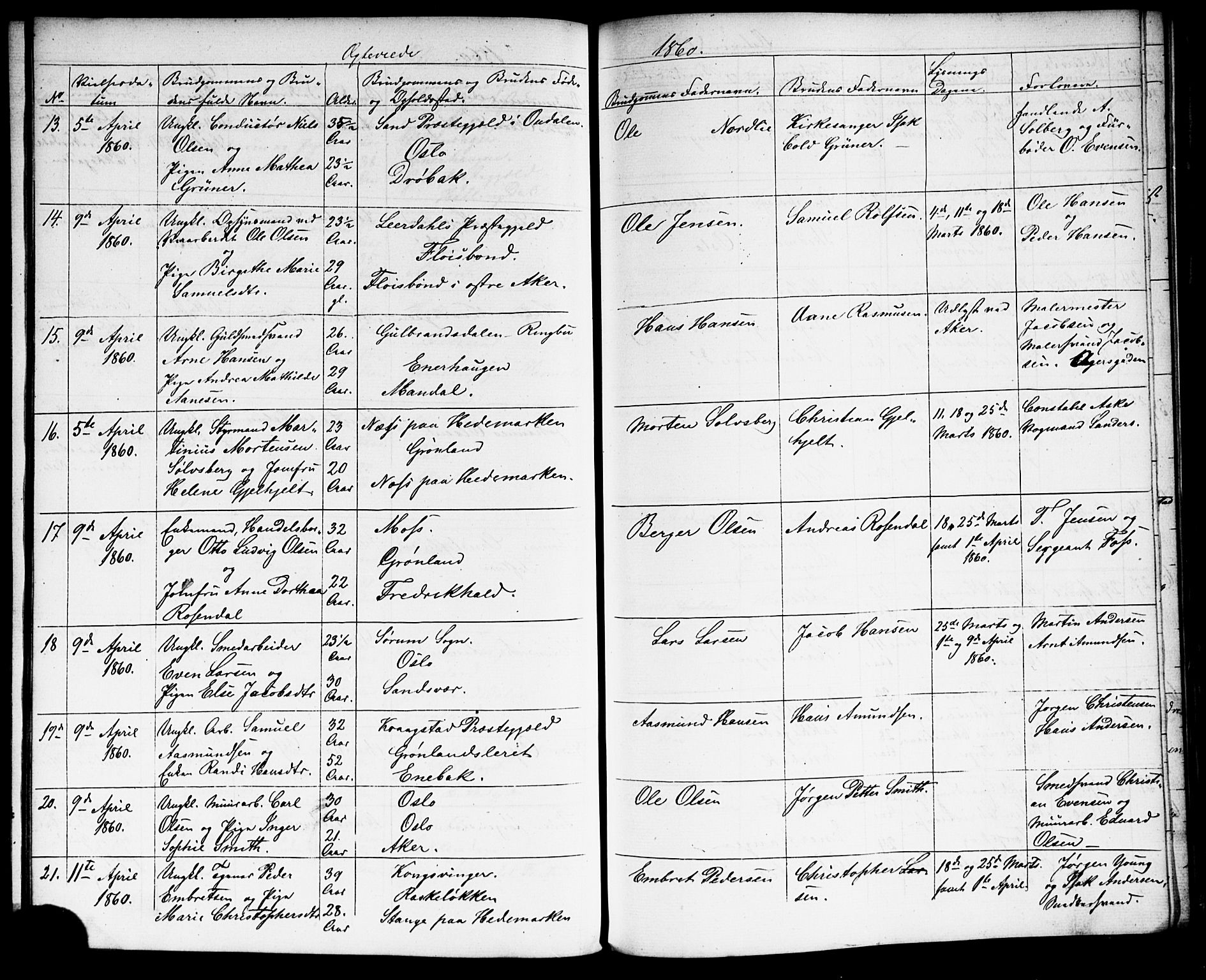 Grønland prestekontor Kirkebøker, AV/SAO-A-10848/G/Ga/L0001: Parish register (copy) no. 1, 1859-1861